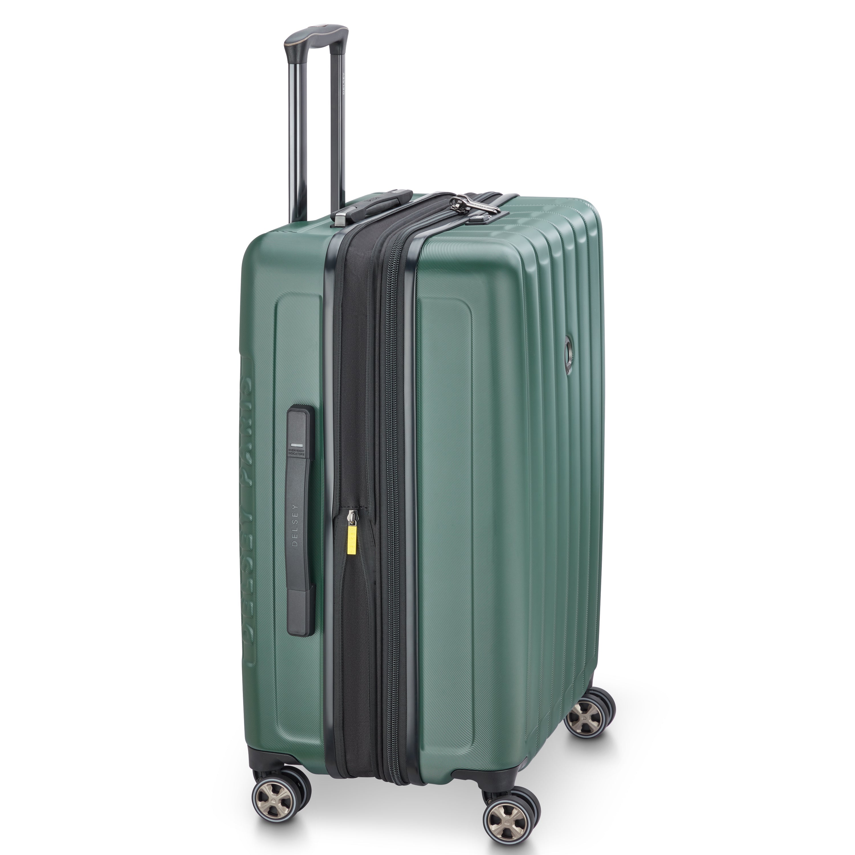LONGITUDE| Valise Soute Large Extensible 76 CM VERT