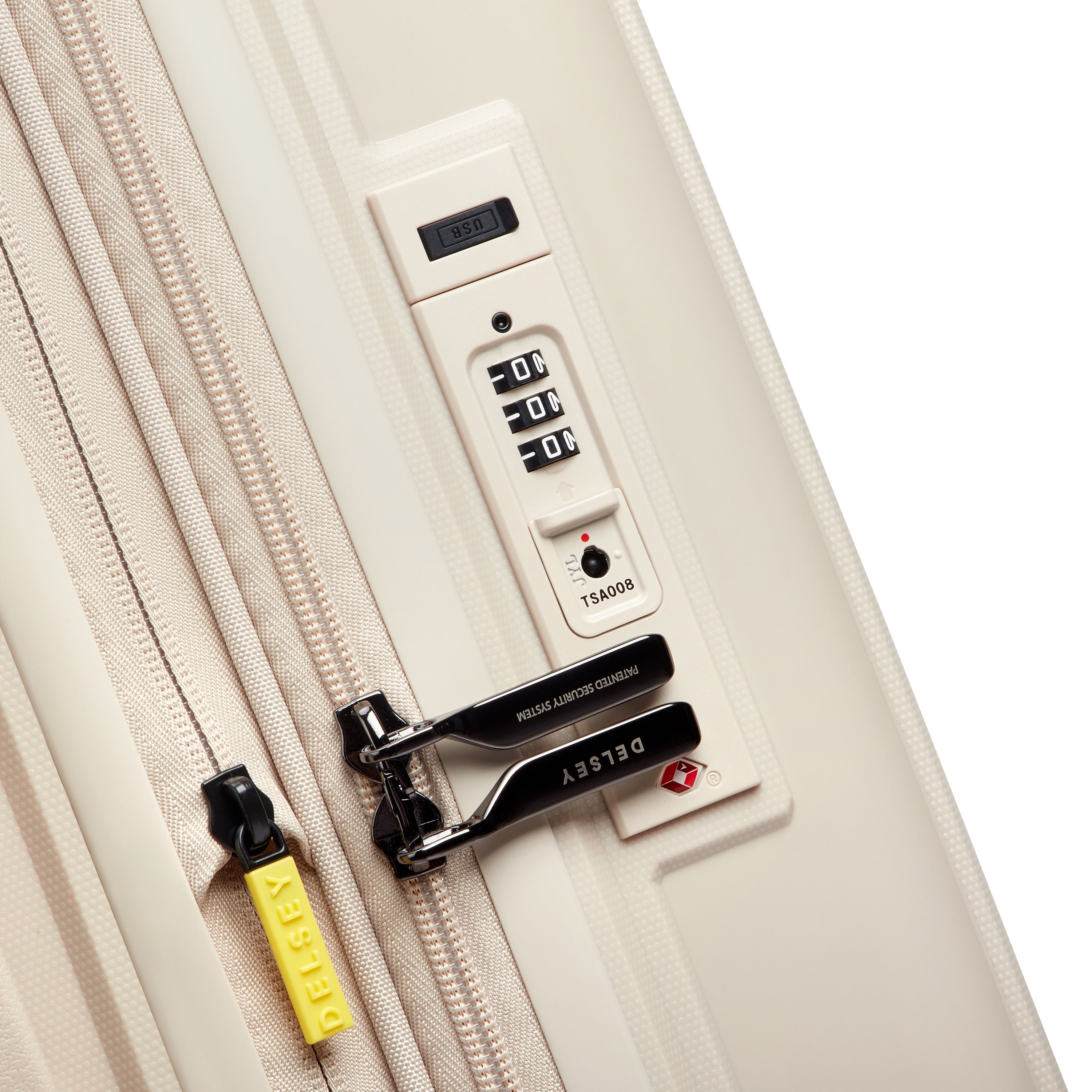 LUTECE| Koffer Kabine Erweiterbar 55 CM BEIGE