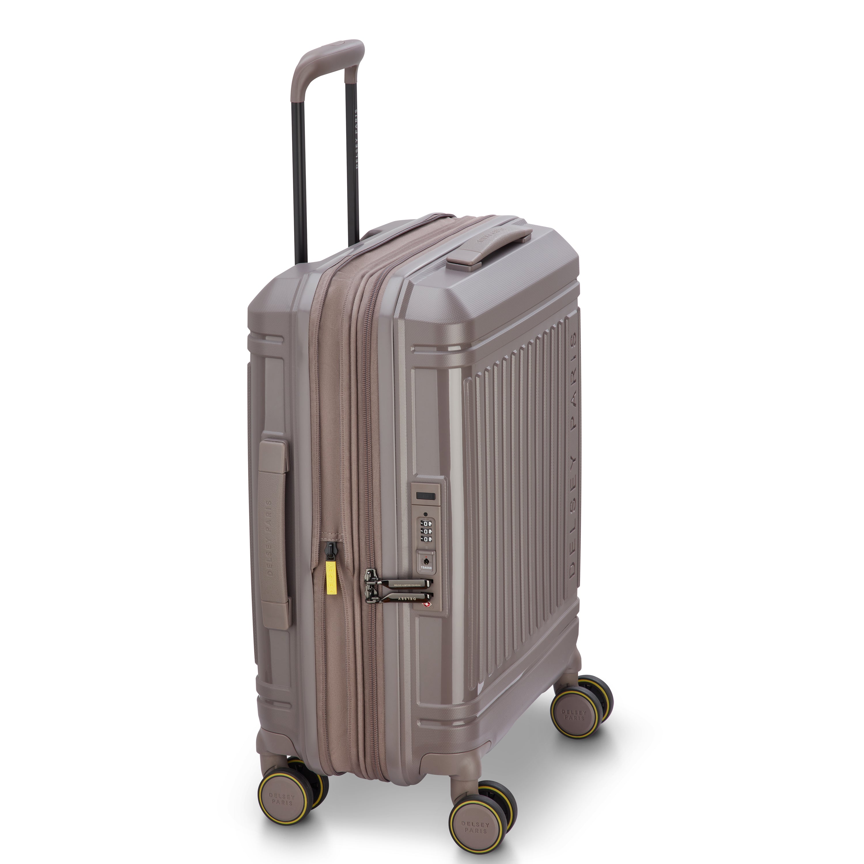 LUTECE| Valise Cabine Slim Extensible 55 CM MARRON
