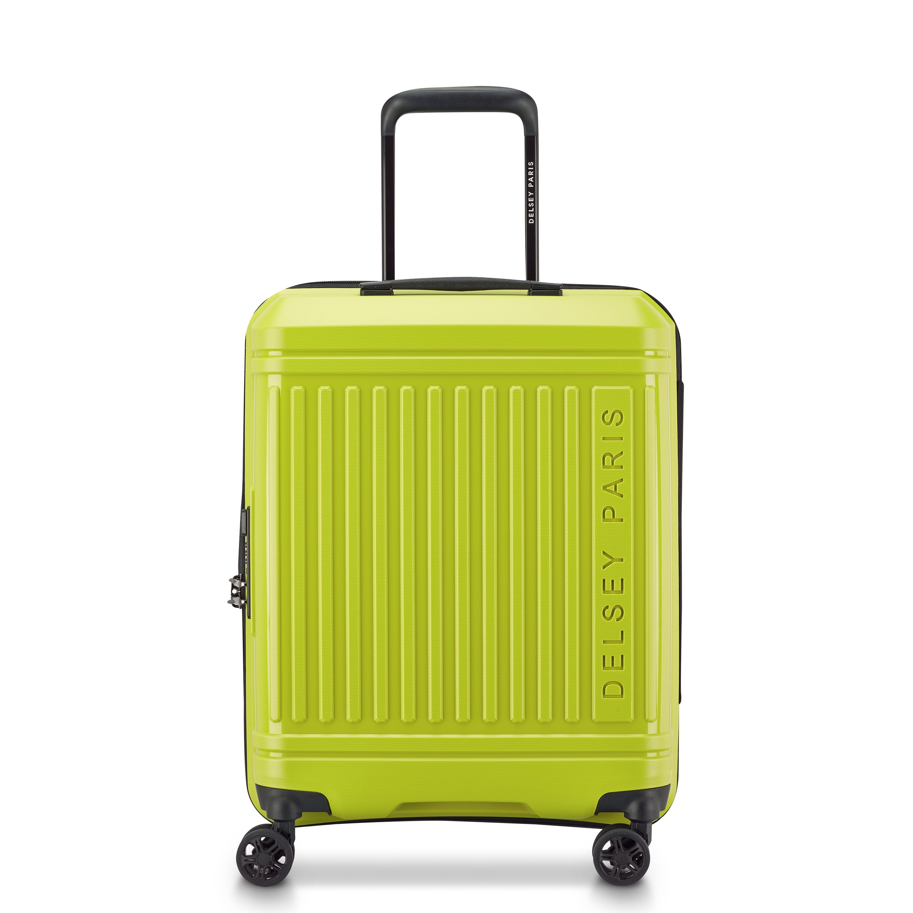 LUTECE SE| Valise Cabine Slim Extensible 55 CM CITRON VERT