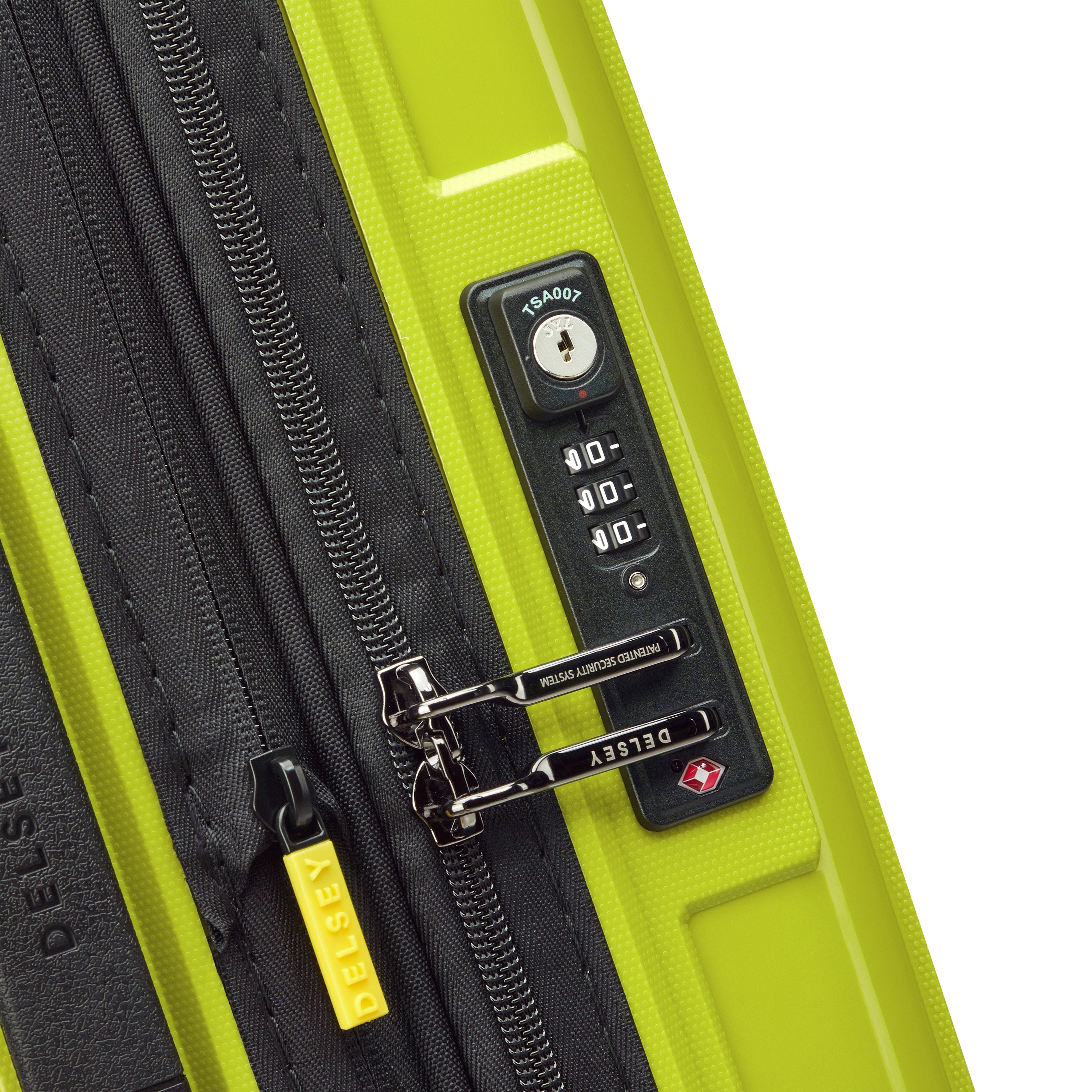 LUTECE SE| Valise Cabine Slim Extensible 55 CM CITRON VERT