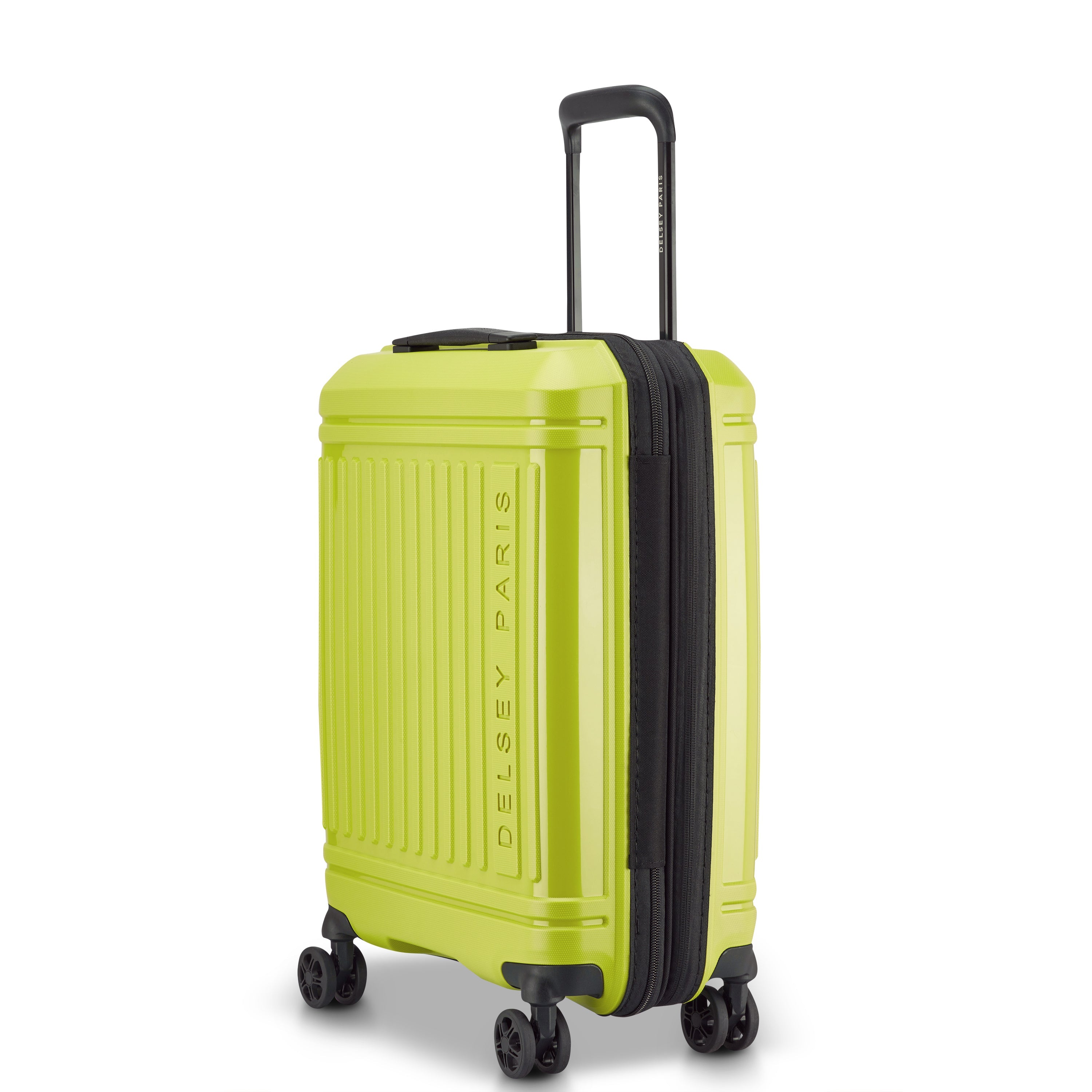 LUTECE SE| Valise Cabine Slim Extensible 55 CM CITRON VERT