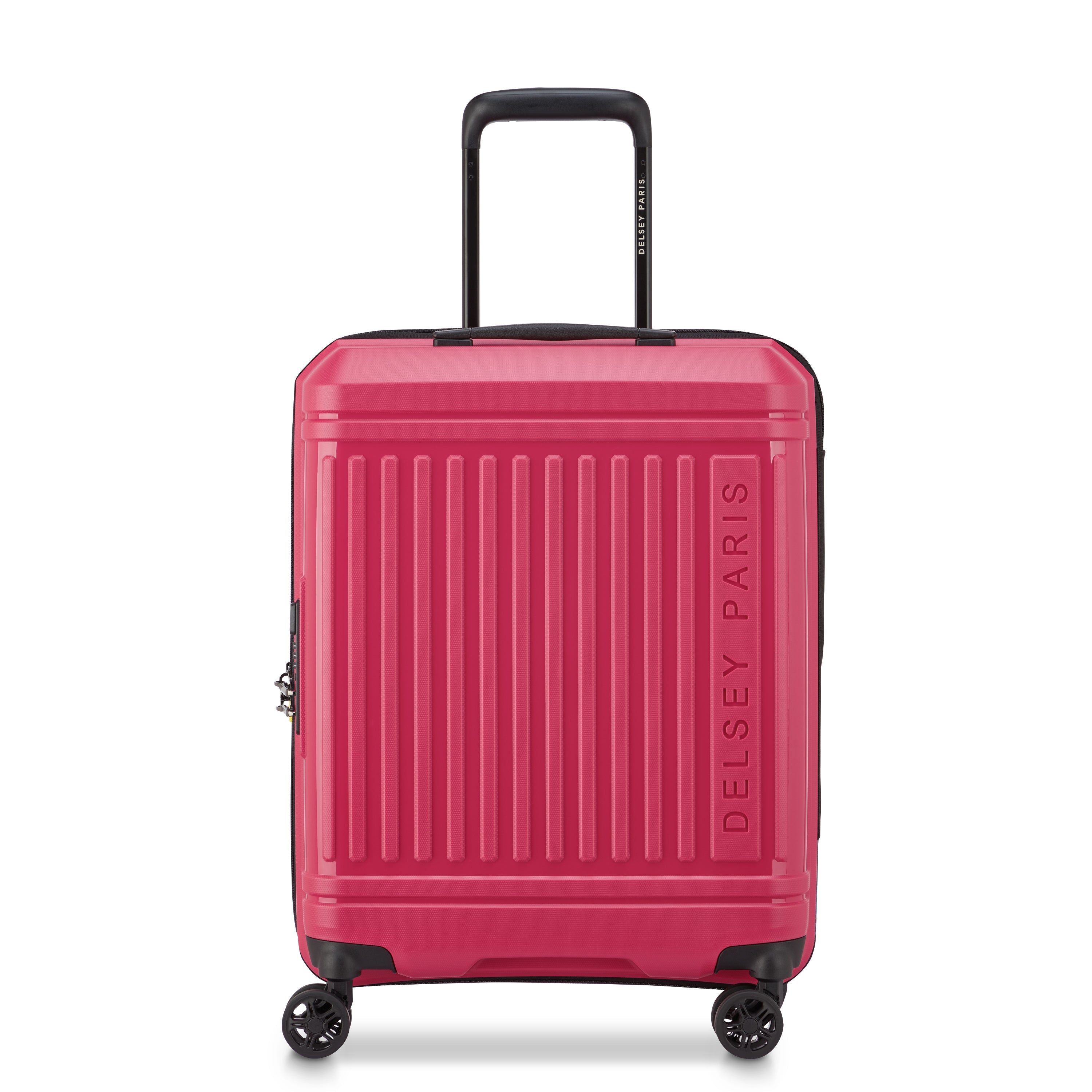 LUTECE SE| Koffer Kabine slim Erweiterbar 55 CM MAGENTA