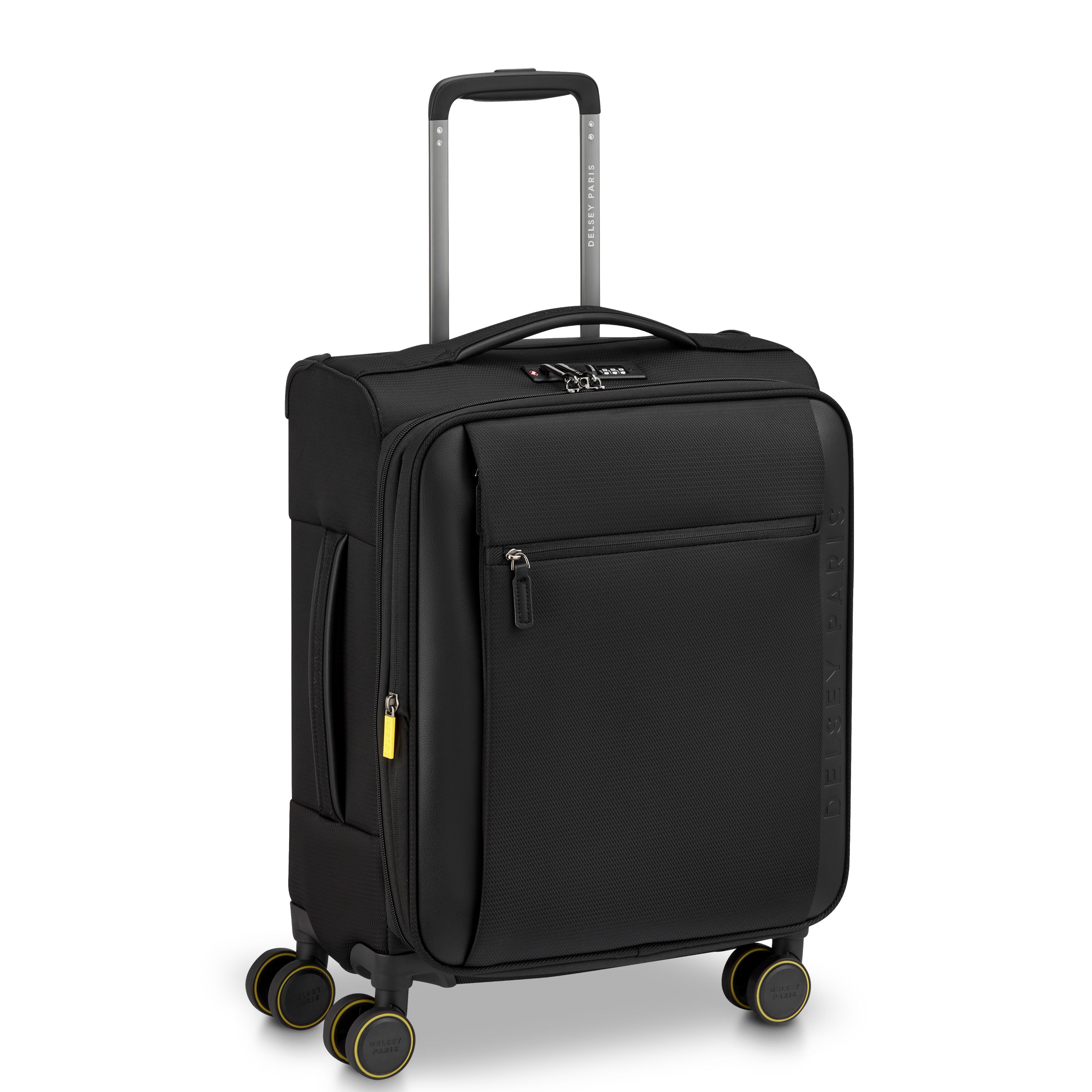 MONTMARTRE 3| Koffer Kabine Slim Erweiterbar 55 CM SCHWARZ