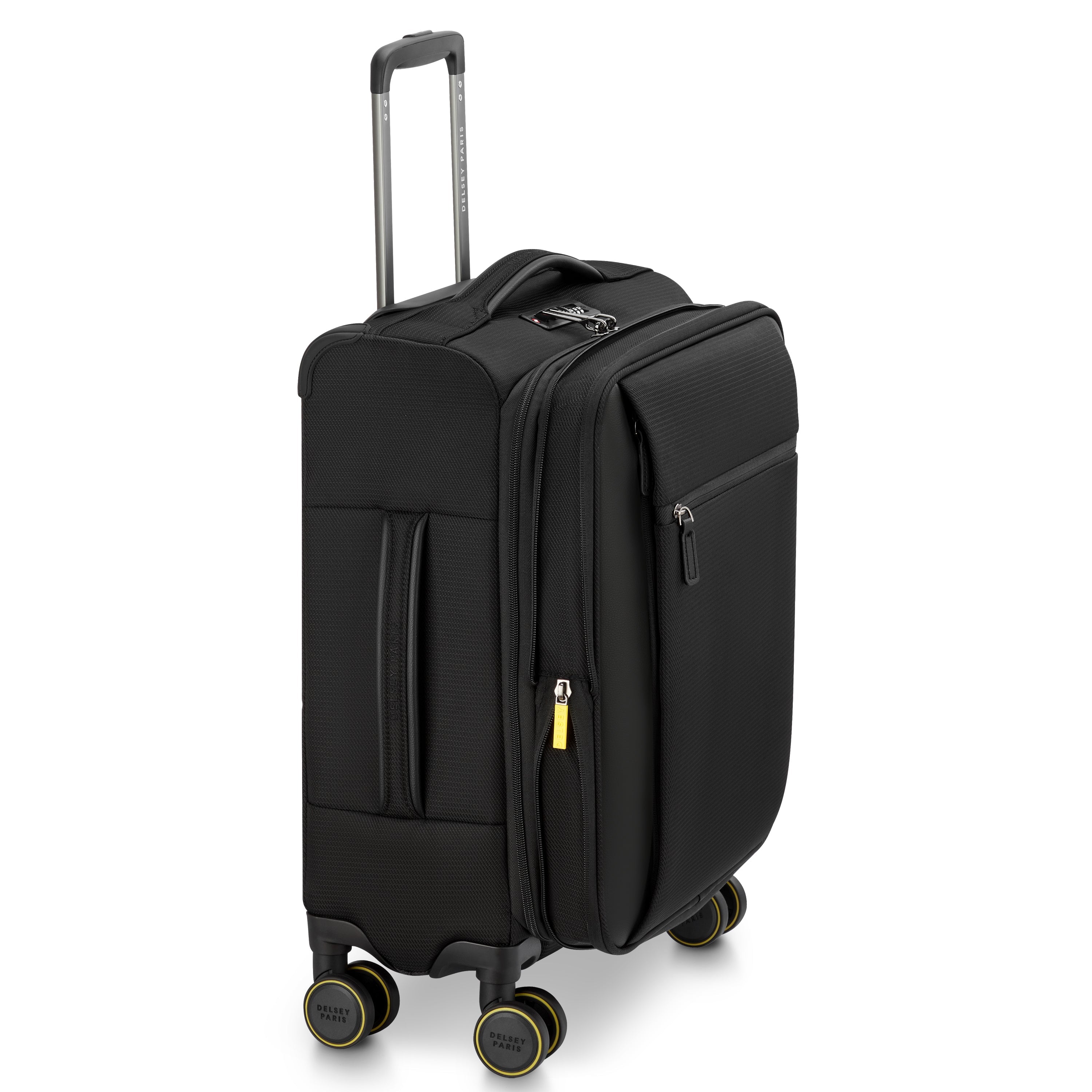 MONTMARTRE 3| Koffer Kabine Slim Erweiterbar 55 CM SCHWARZ