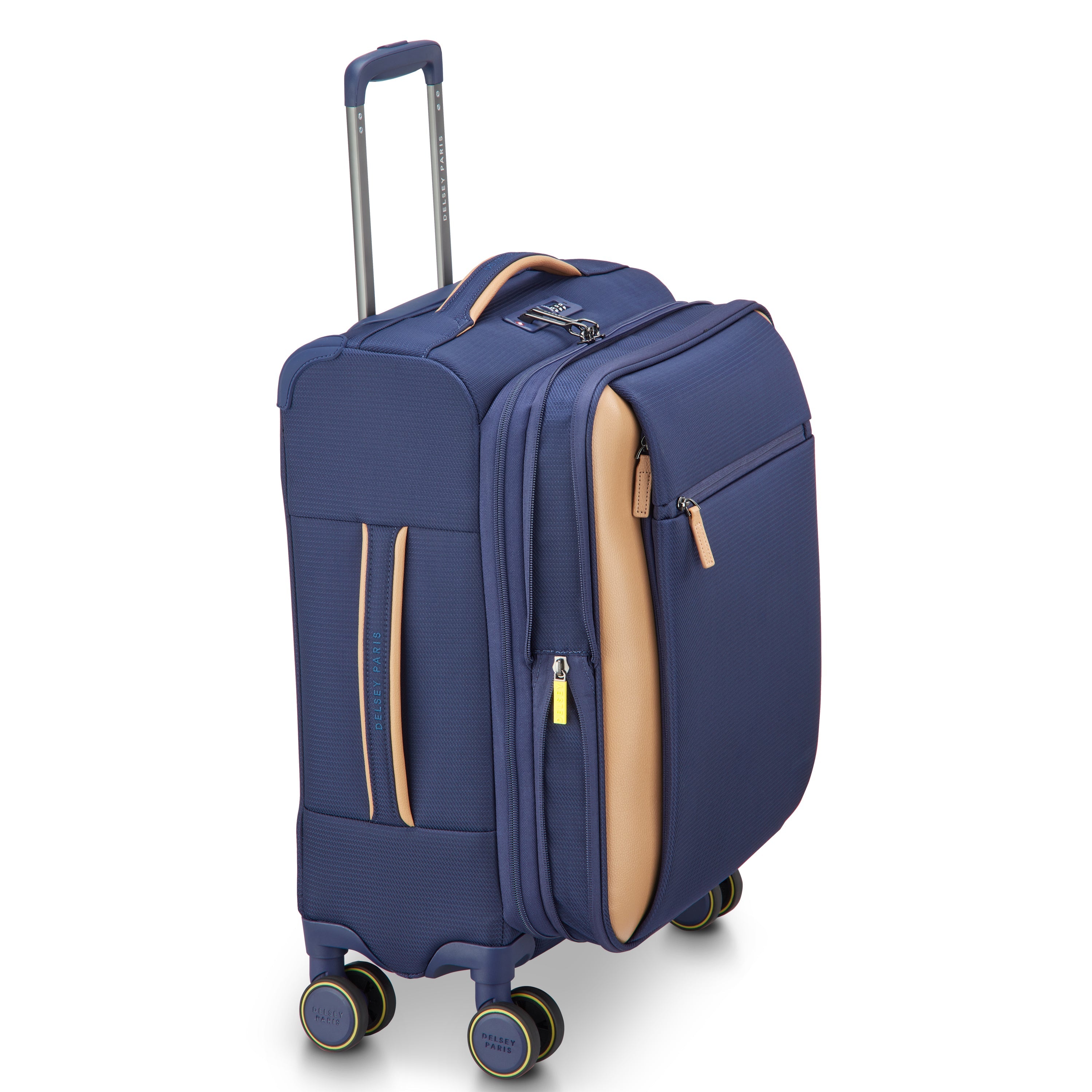 MONTMARTRE 3| Koffer Kabine Slim Erweiterbar 55 CM MARINEBLAU