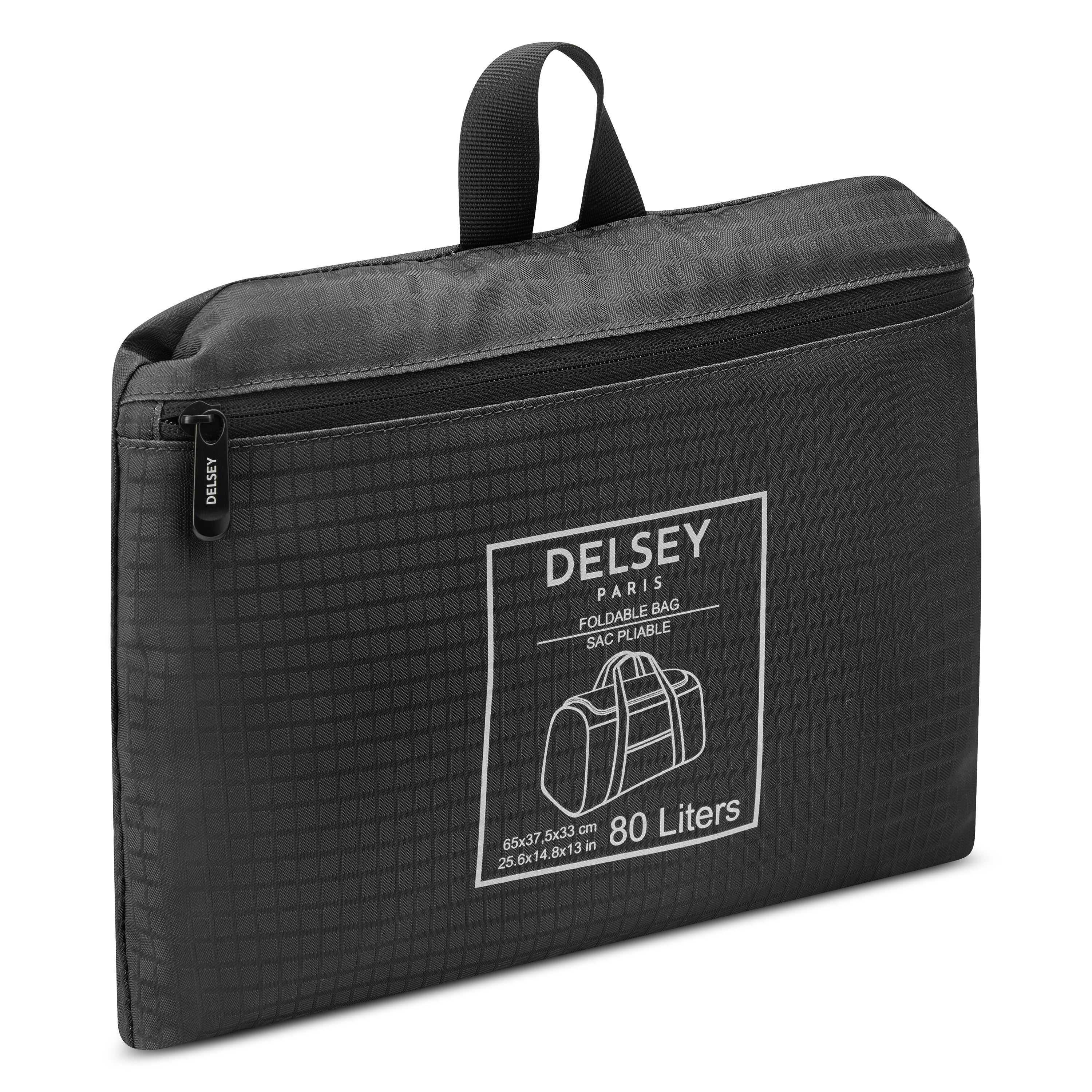 NOMADE| Faltbare Reisetasche 65 CM SCHWARZ