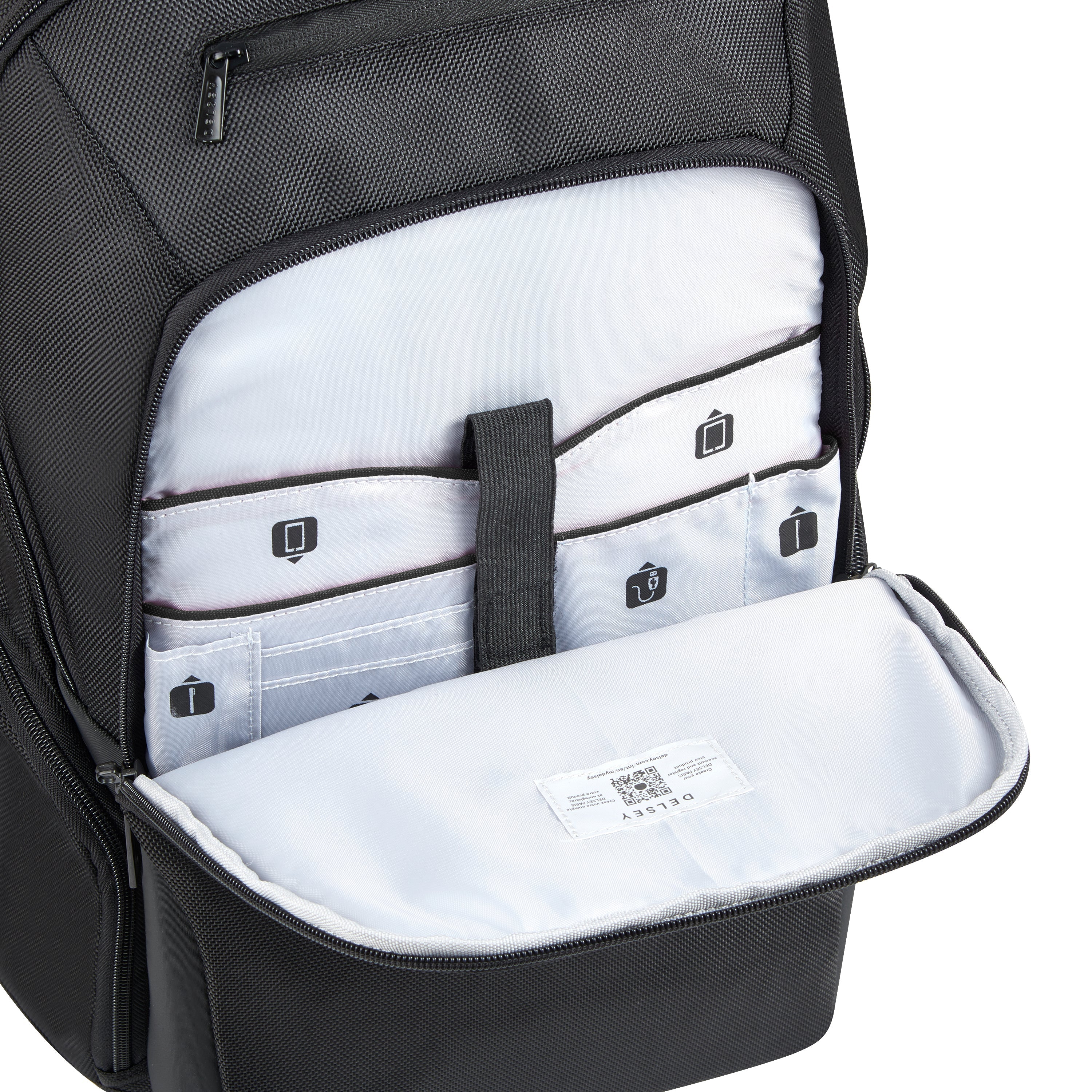 PARVIS PLUS| 2-Compartments Backpack 22.18L BLACK