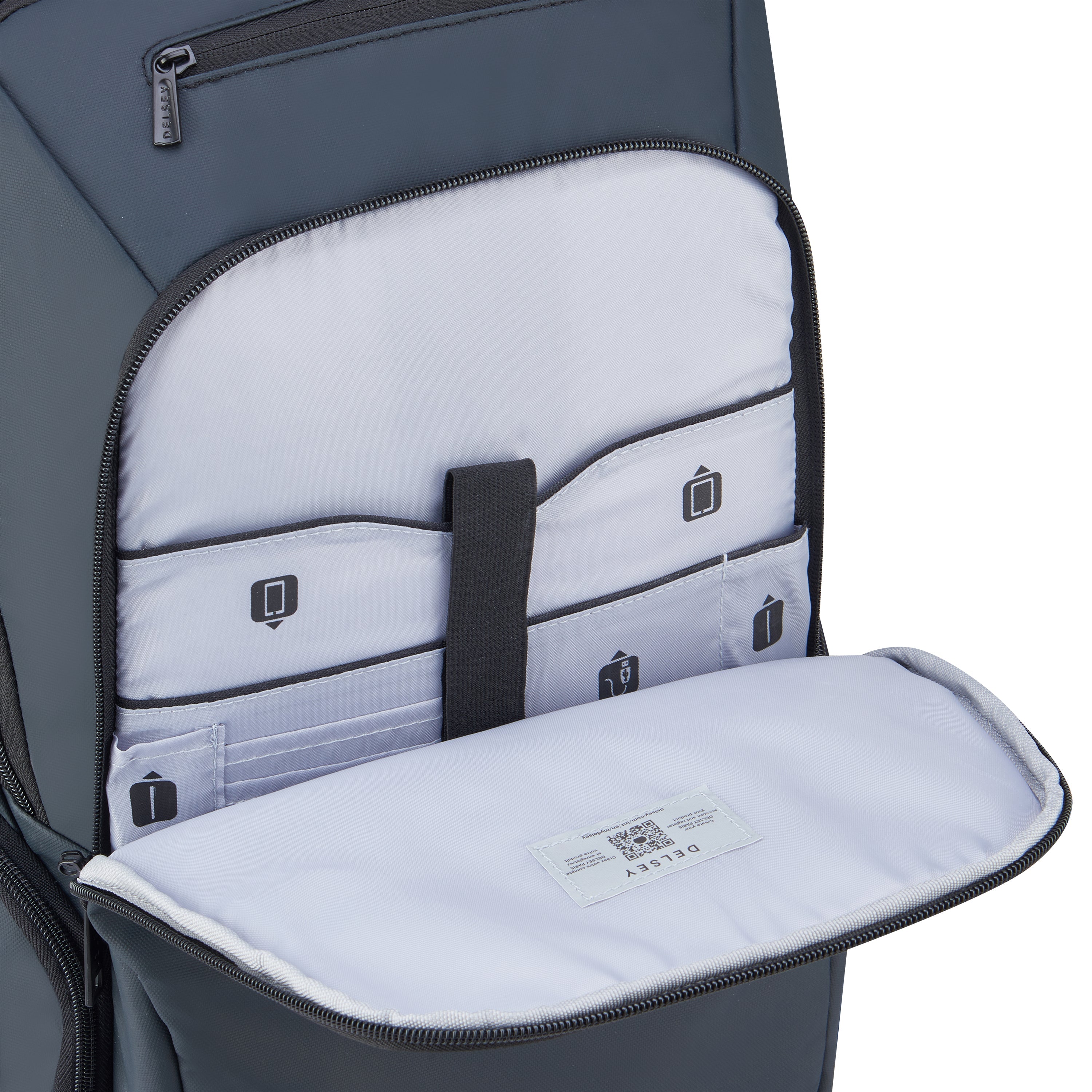 PARVIS PLUS| 2-Fächer-Rucksack 22,18L GRAU