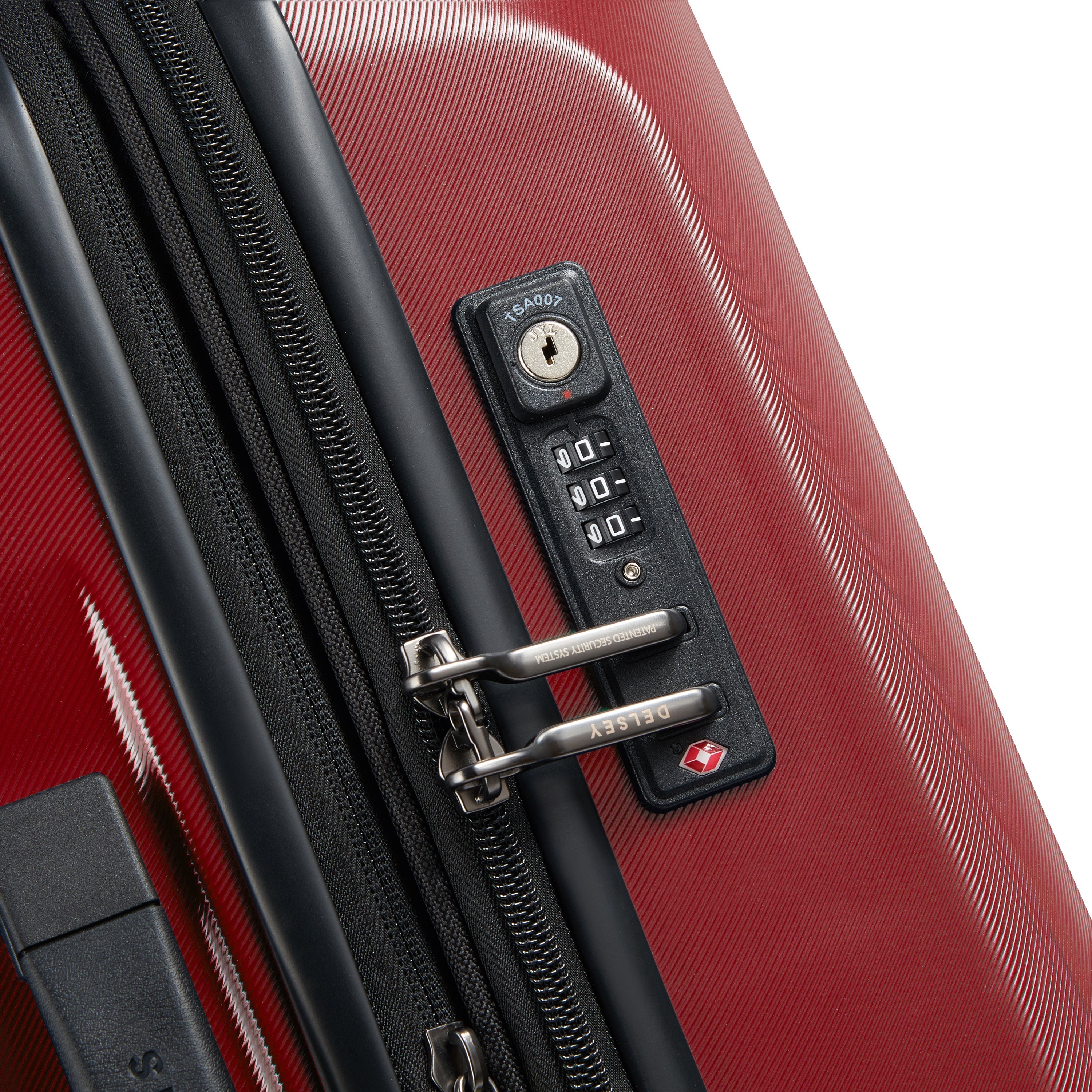 PROMENADE HARD 2.0| Suitcase Cabin Expandable 55 CM BURGUNDY