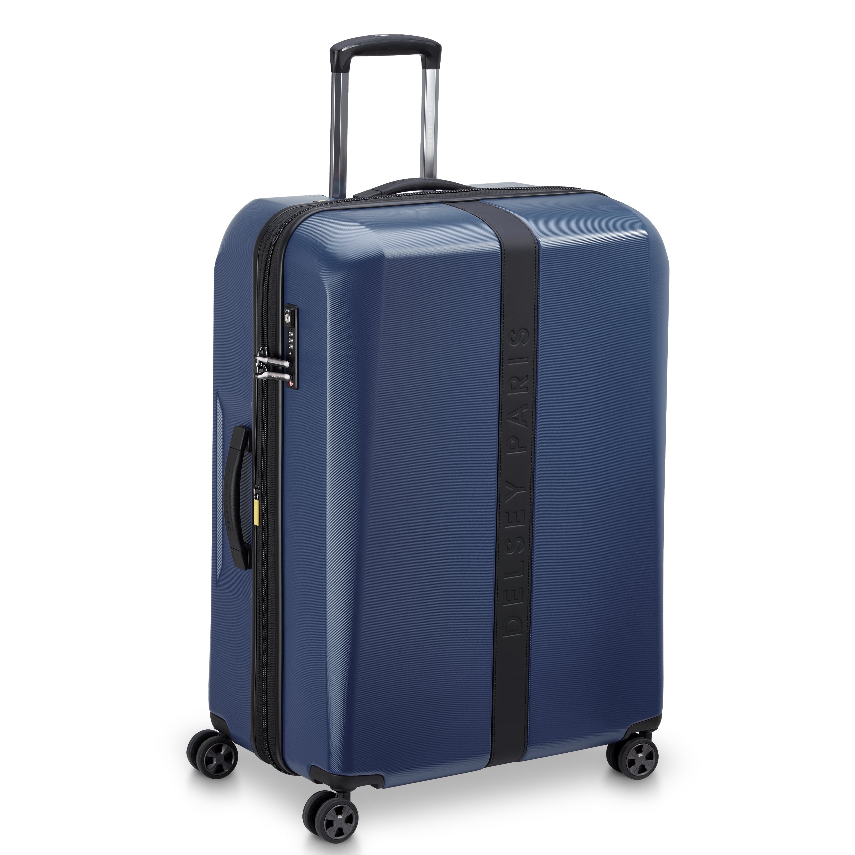 PROMENADE HARD 2.0| Koffer Aufgabe Erweiterbar 76 CM MARINEBLAU