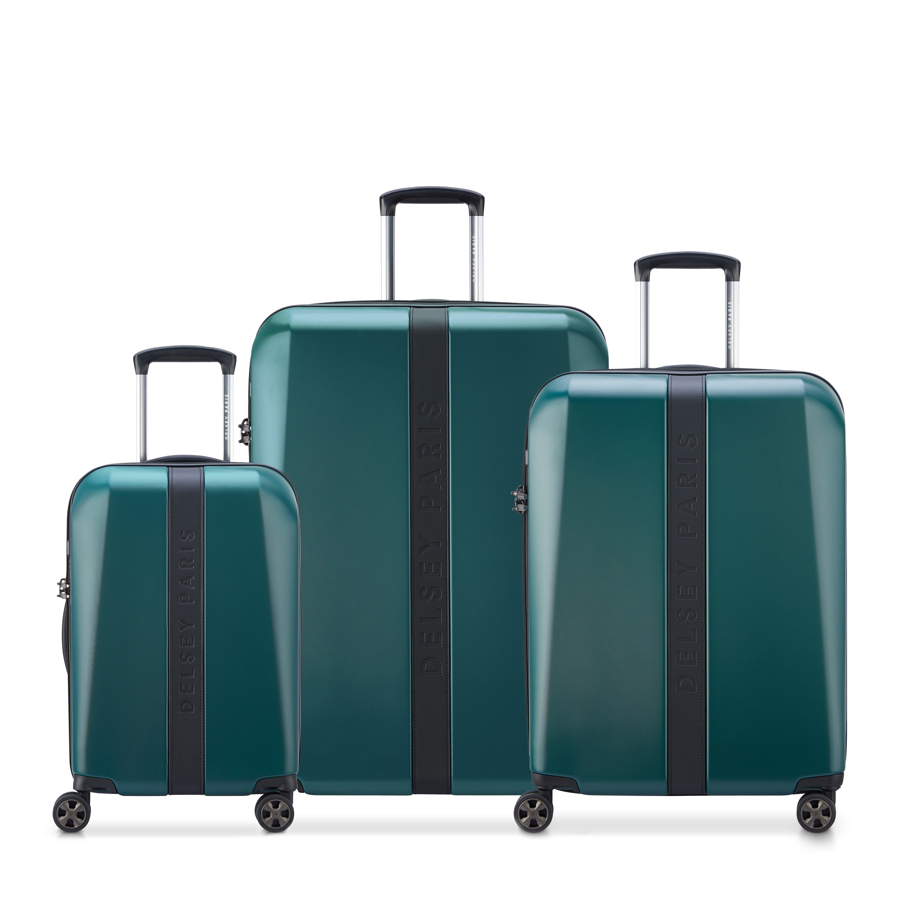 PROMENADE HARD 2.0 | 3-Pieces Luggage Set GREEN