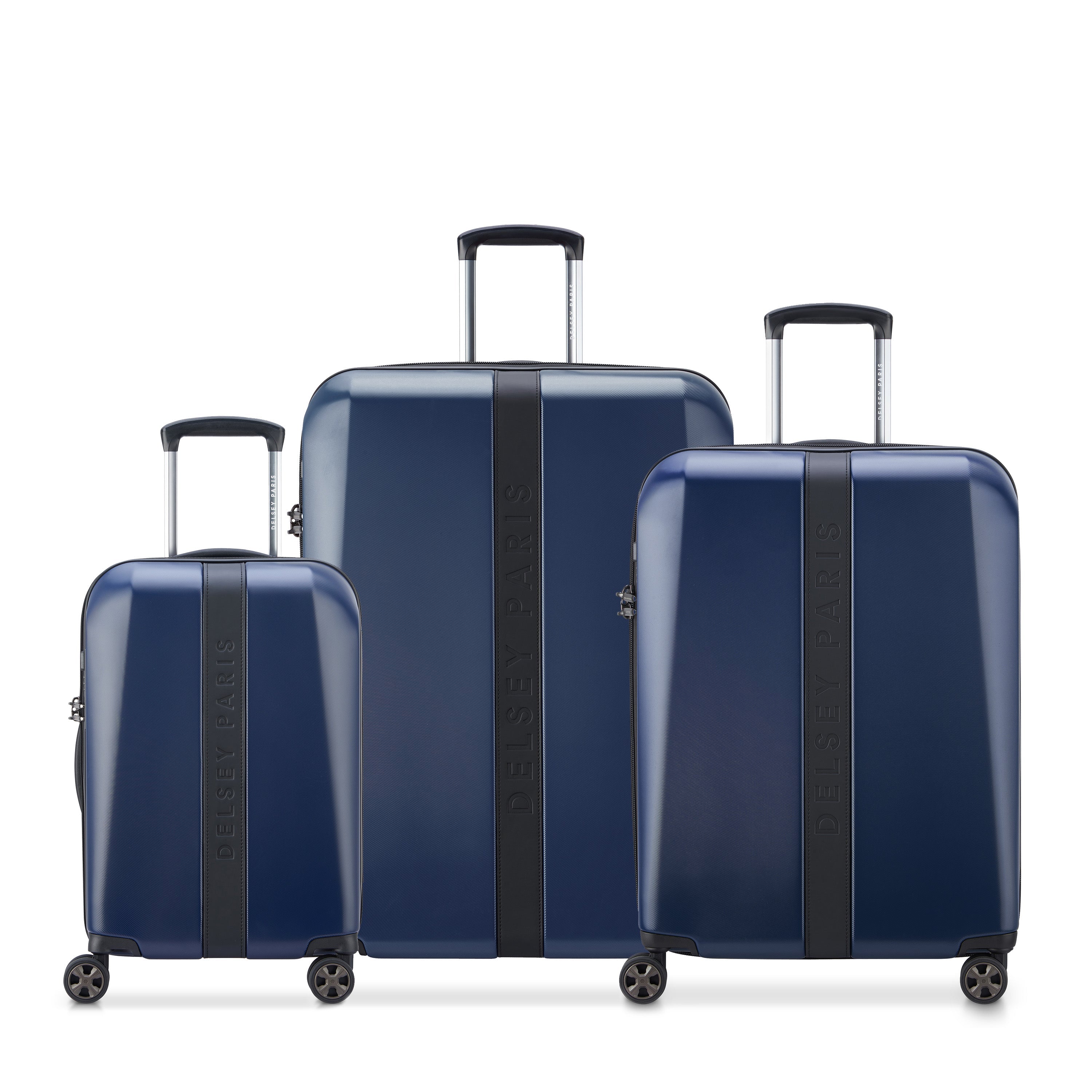 PROMENADE HARD 2.0 | 3-Pieces Luggage Set NAVY BLUE
