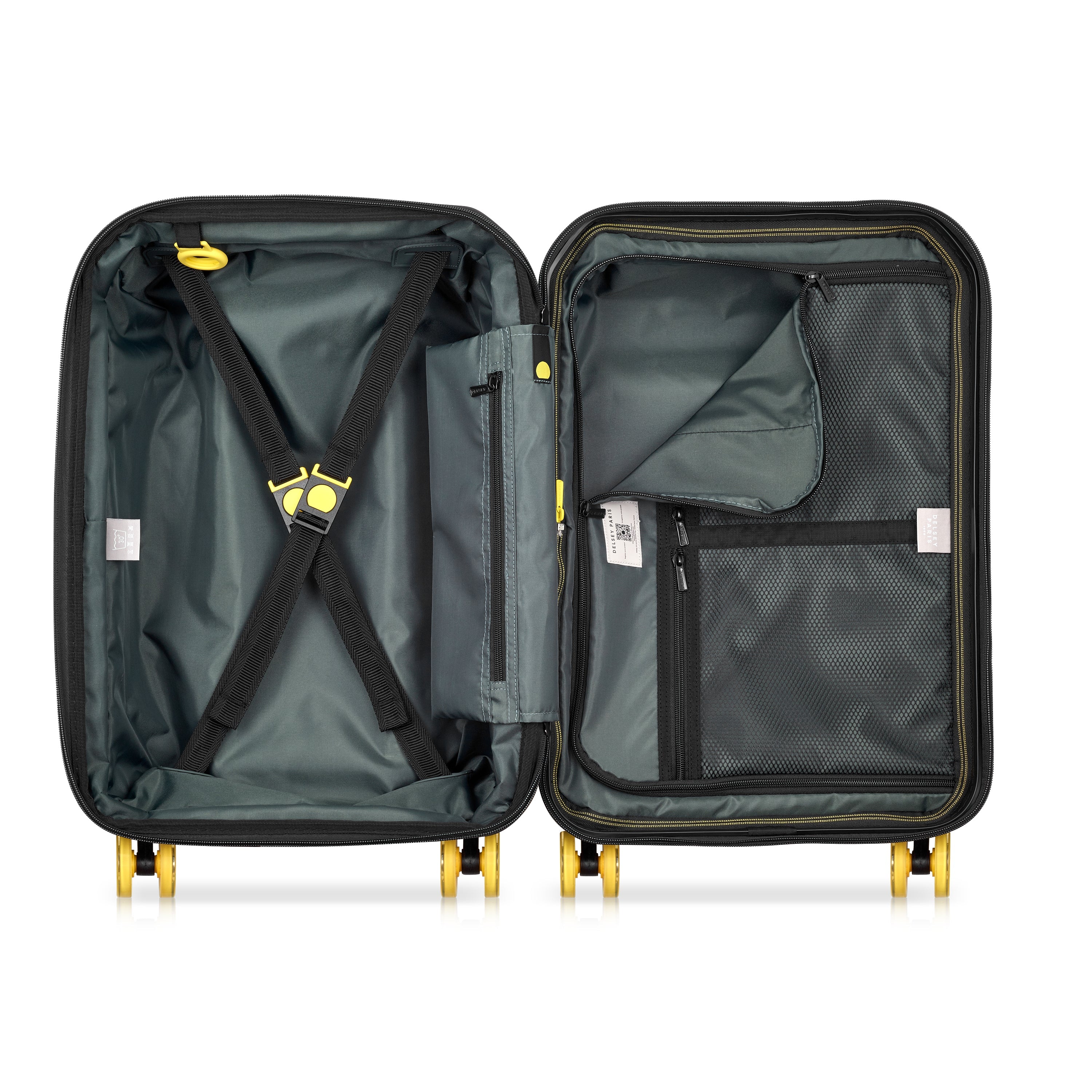 REMPART 2.0| Valise Cabine Extensible 55 CM NOIR