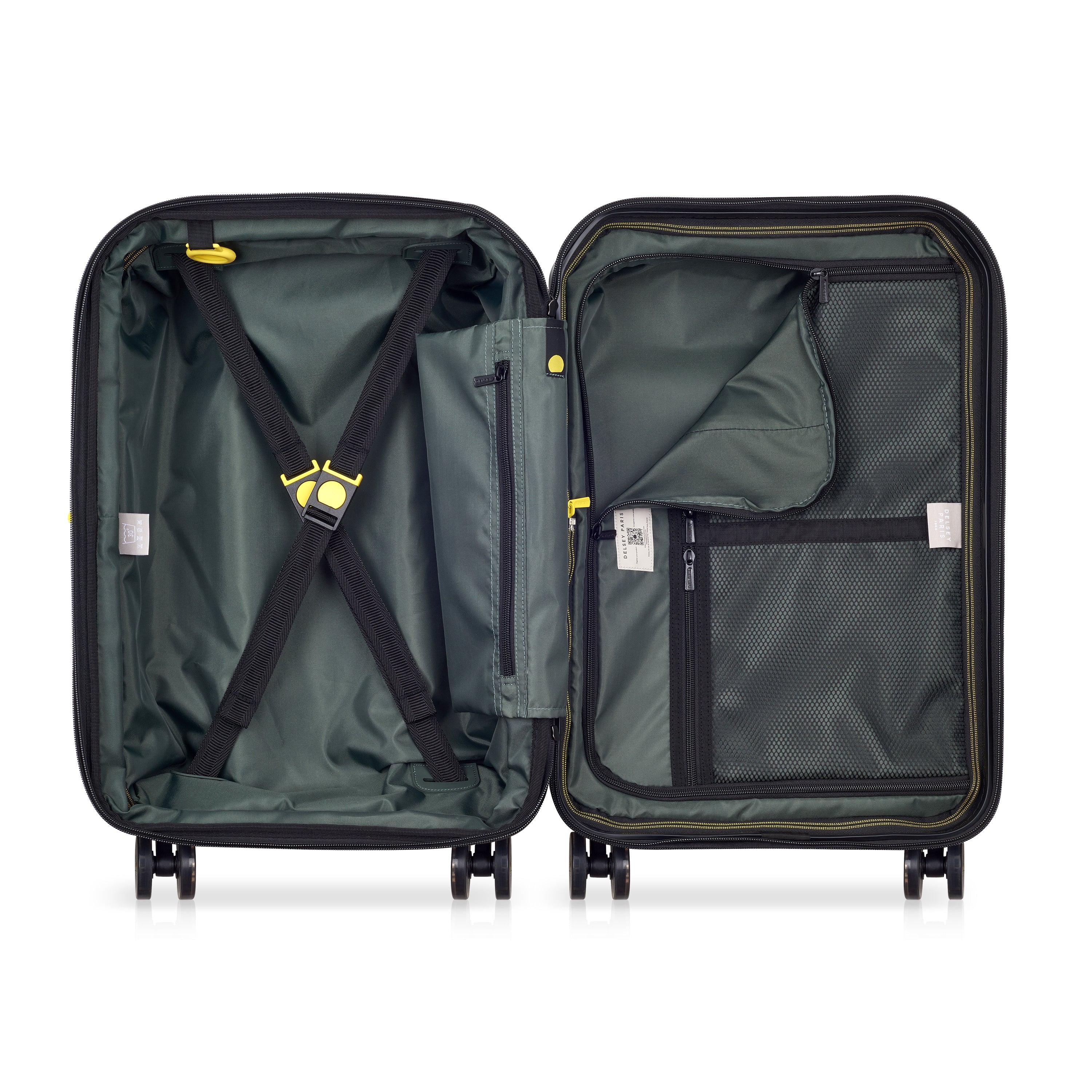 REMPART 2.0| Koffer Cabine Uitbreidbaar 55 CM ZILVER