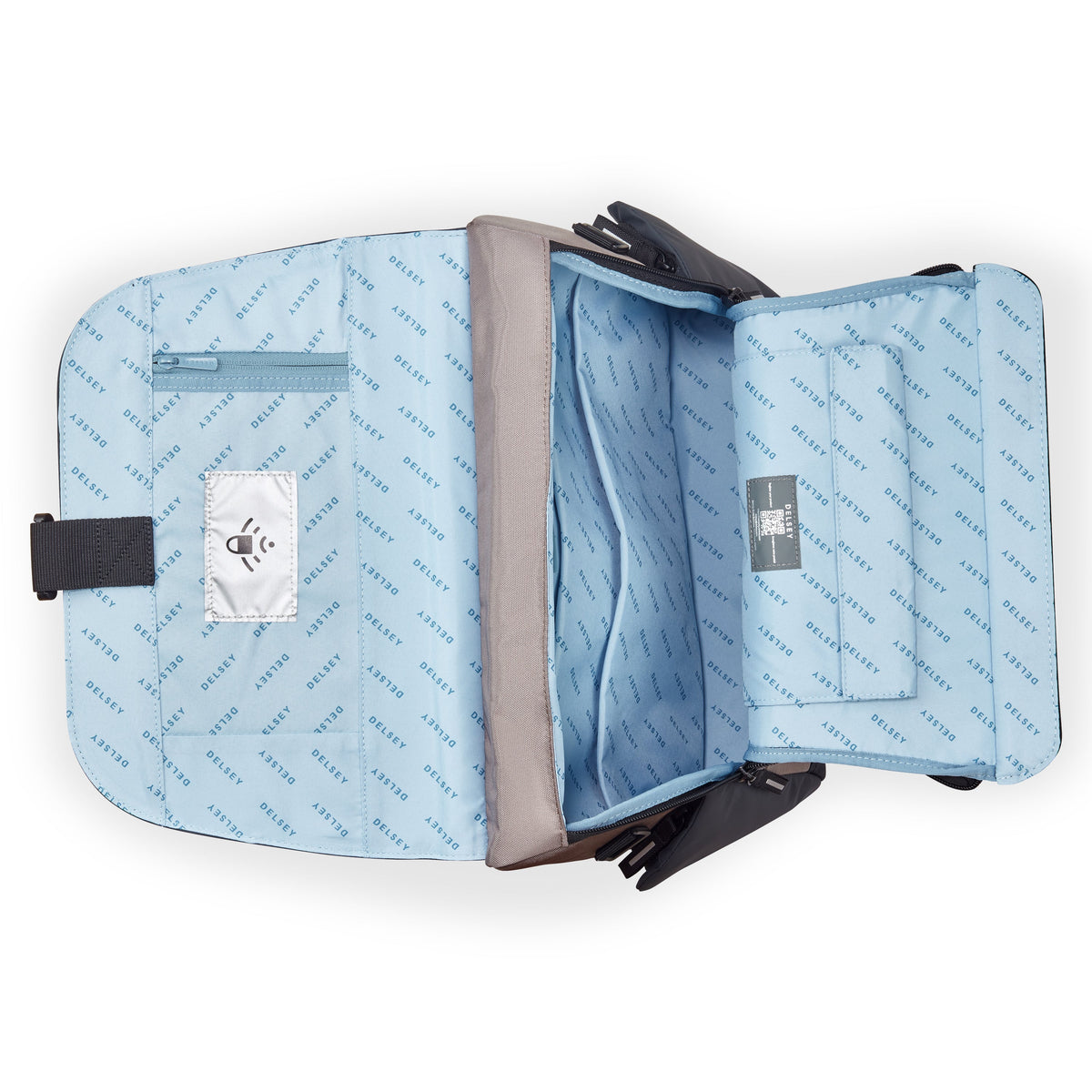 SECURFLAP | Borsa Messenger marrone
