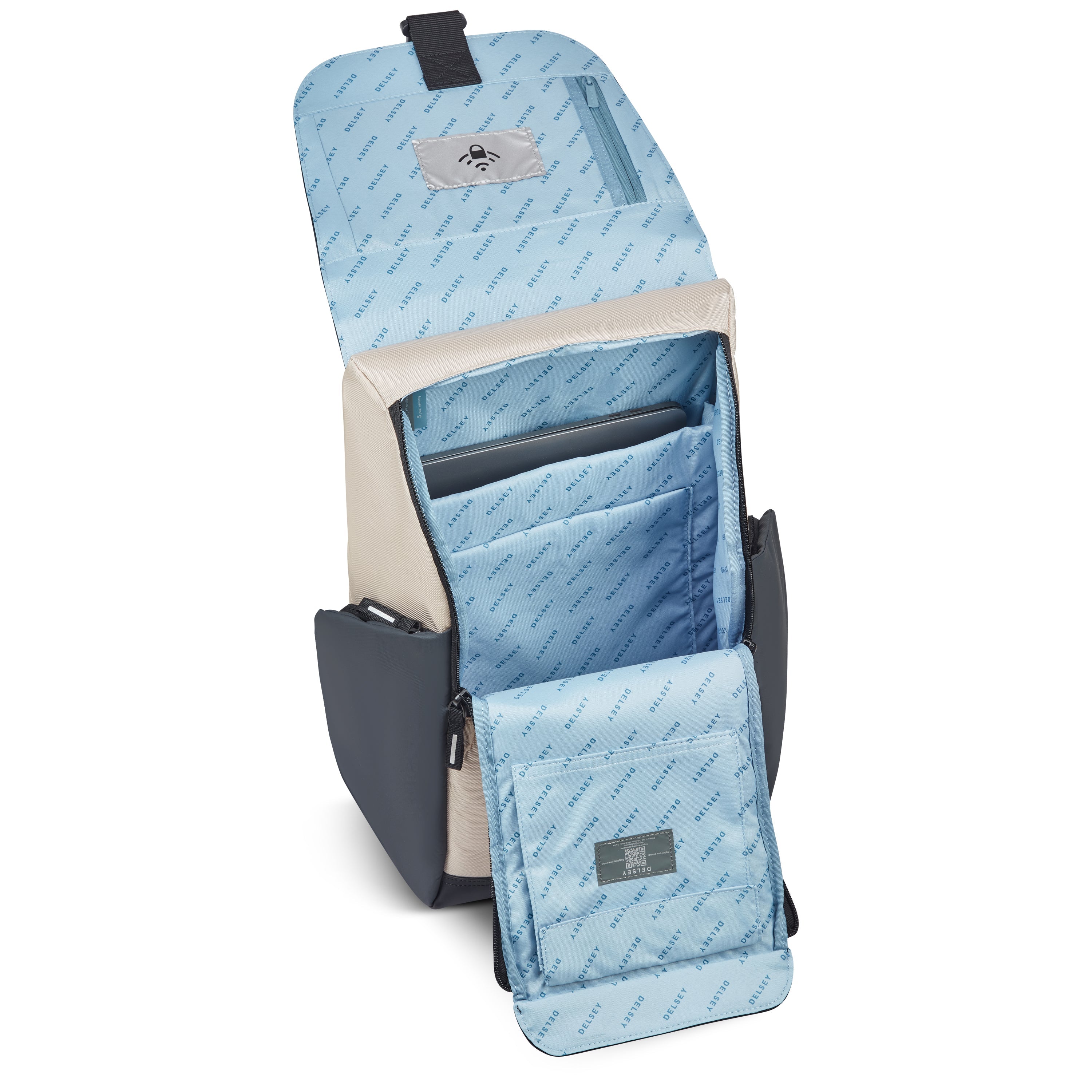 SECURFLAP | Flap-Top Backpack 22 L SAND