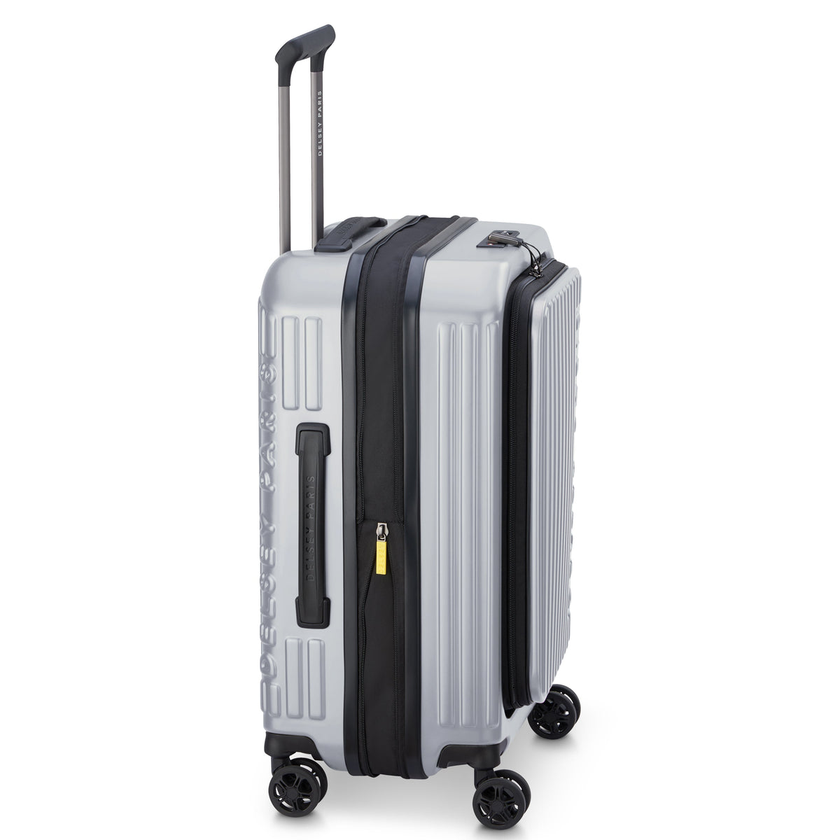 SECURITIME ZIP | Expandable Cabin Suitcase 55 CM silver
