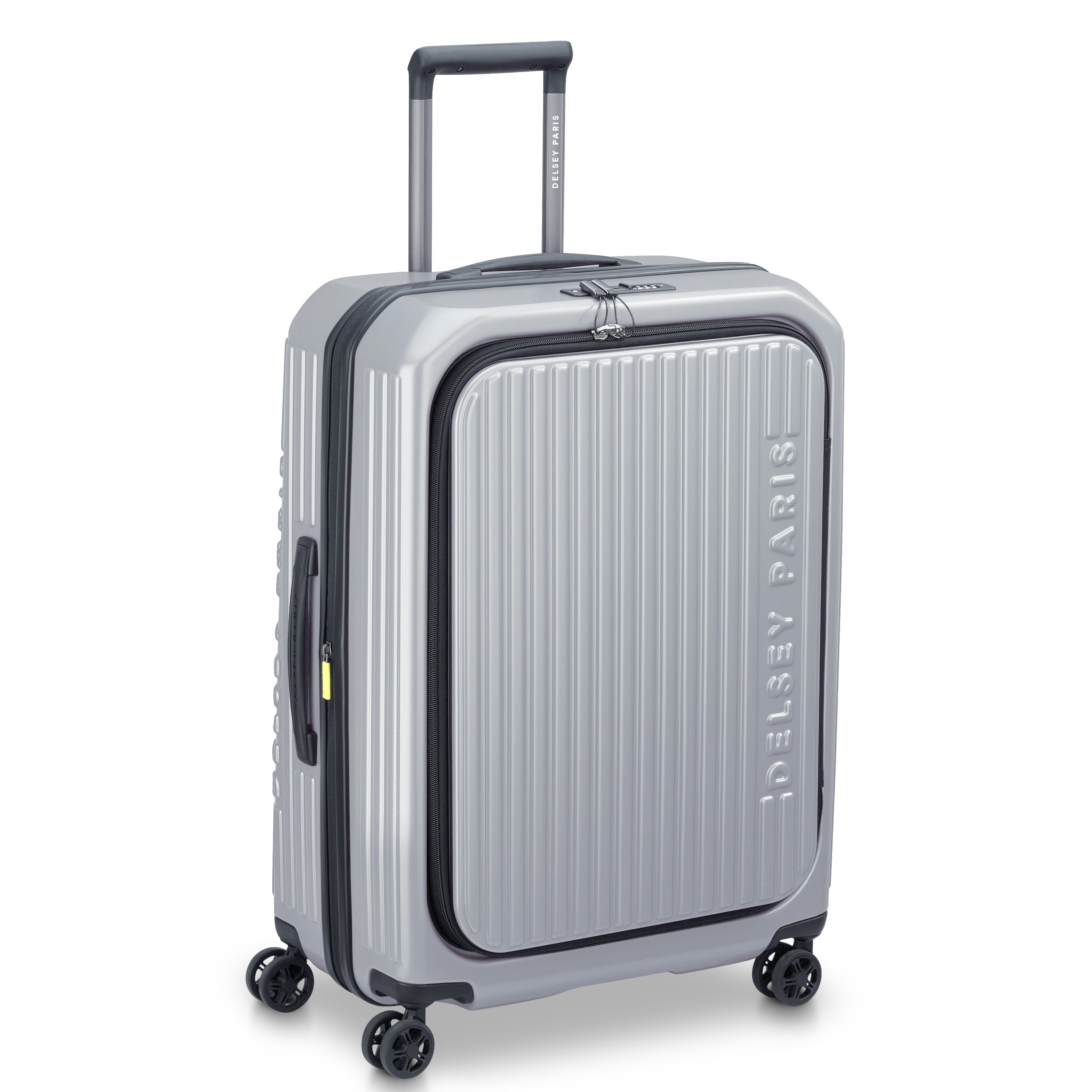 SECURITIME ZIP | Valise Soute Extensible 65.5 CM ARGENT