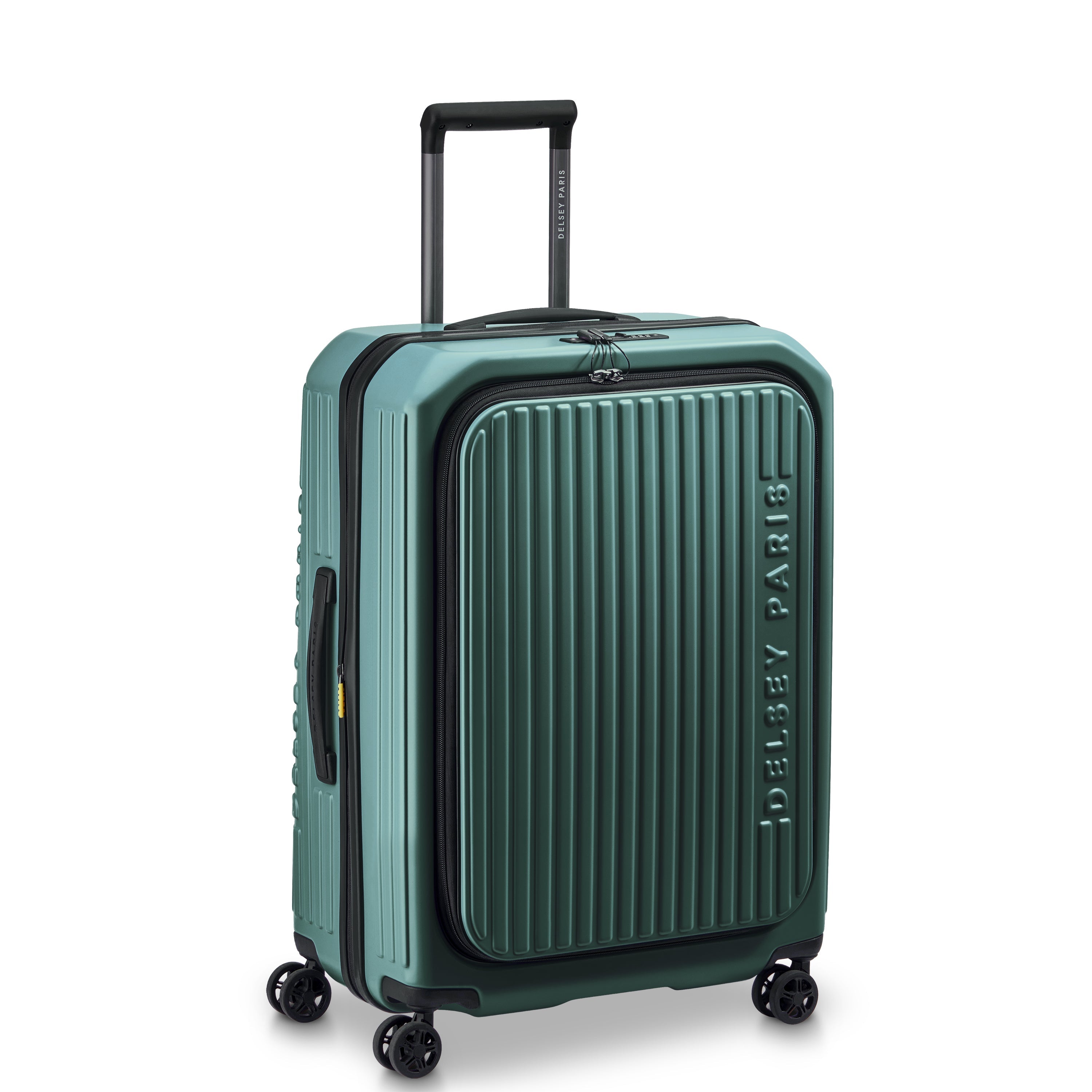 SECURITIME ZIP | Suitcase Check-In Expandable 65.5 CM DEEP GREEN