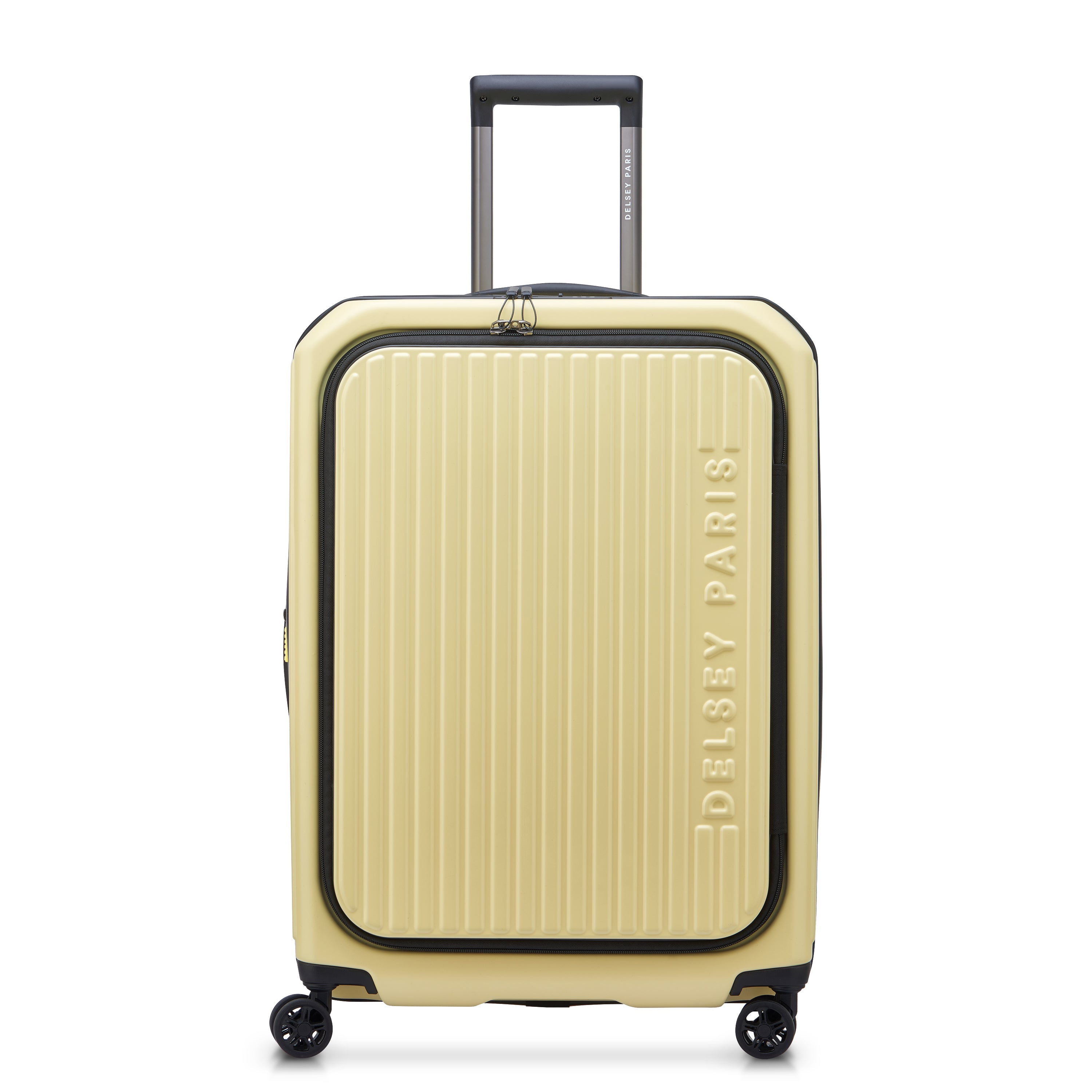 SECURITIME ZIP| Suitcase Check-In Expandable 65.5 CM PALE YELLOW