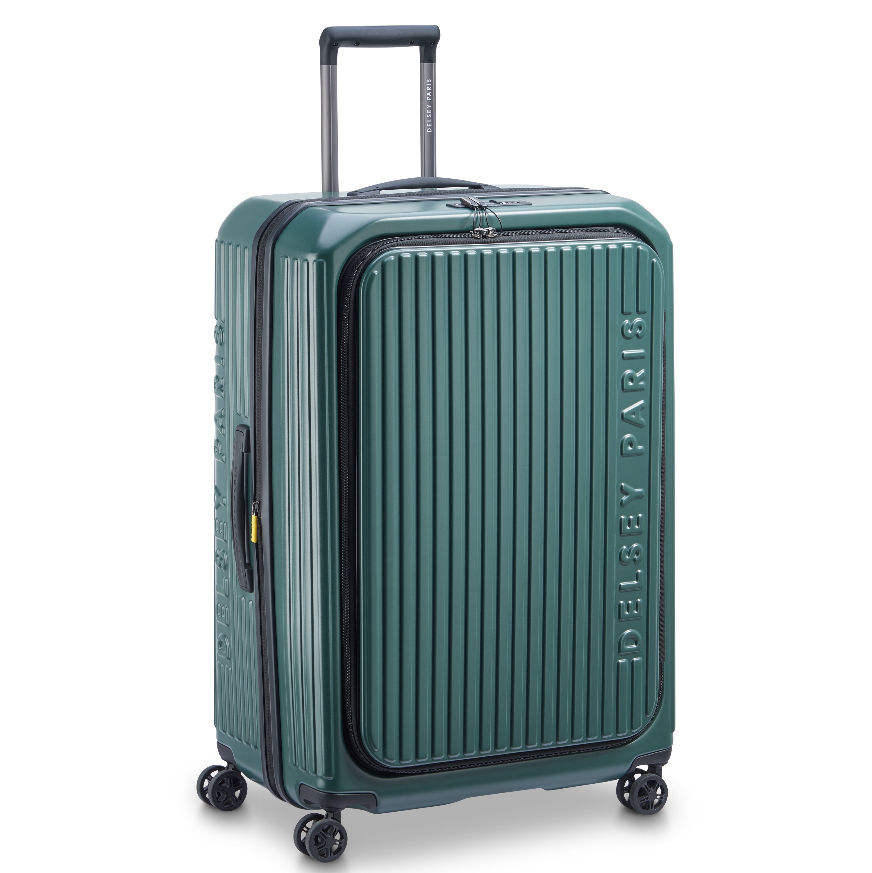 SECURITIME ZIP | Suitcase Check-In Expandable 75.5 CM DEEP GREEN