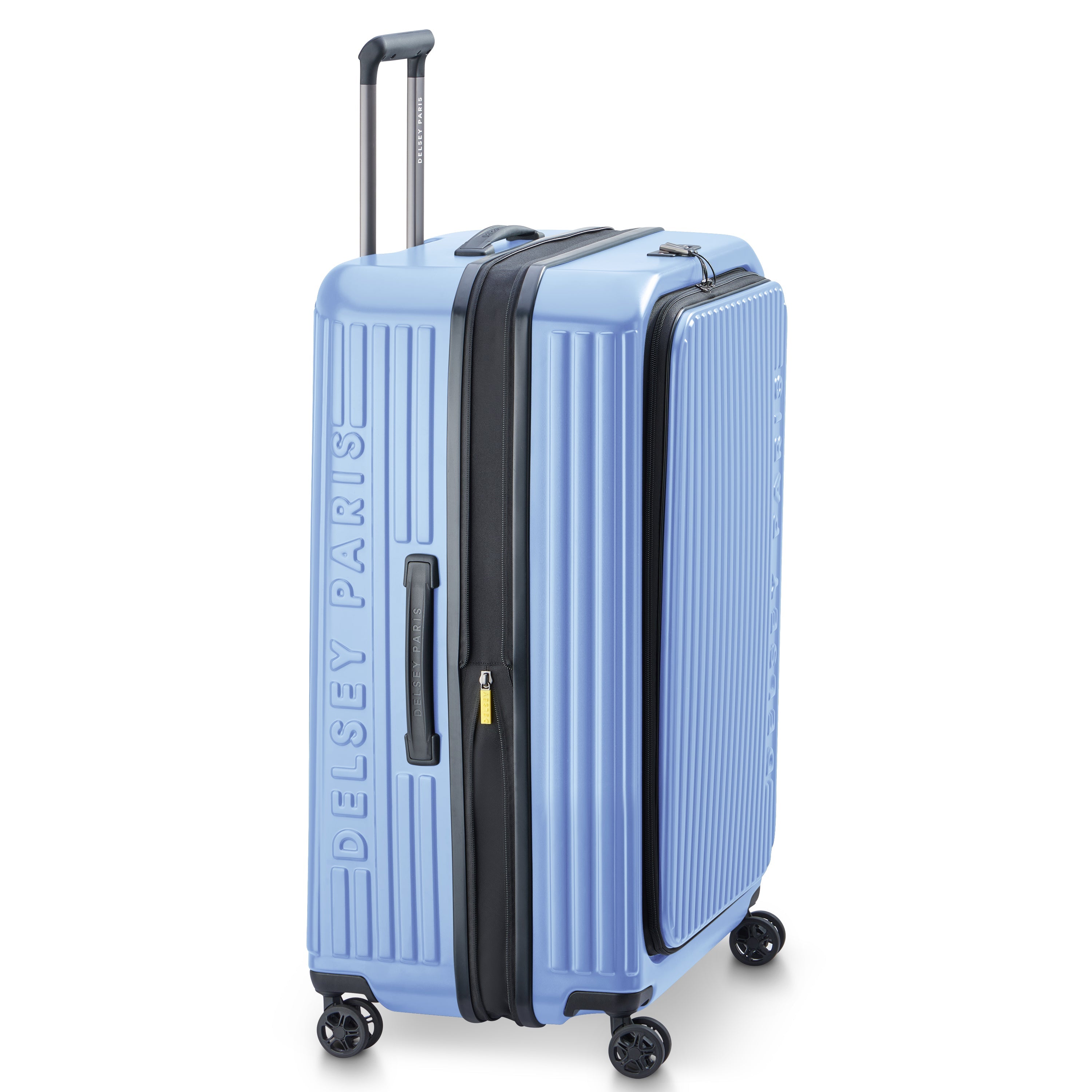 SECURITIME ZIP| Valise Soute Extensible 75.5 CM LAVENDER BLEU