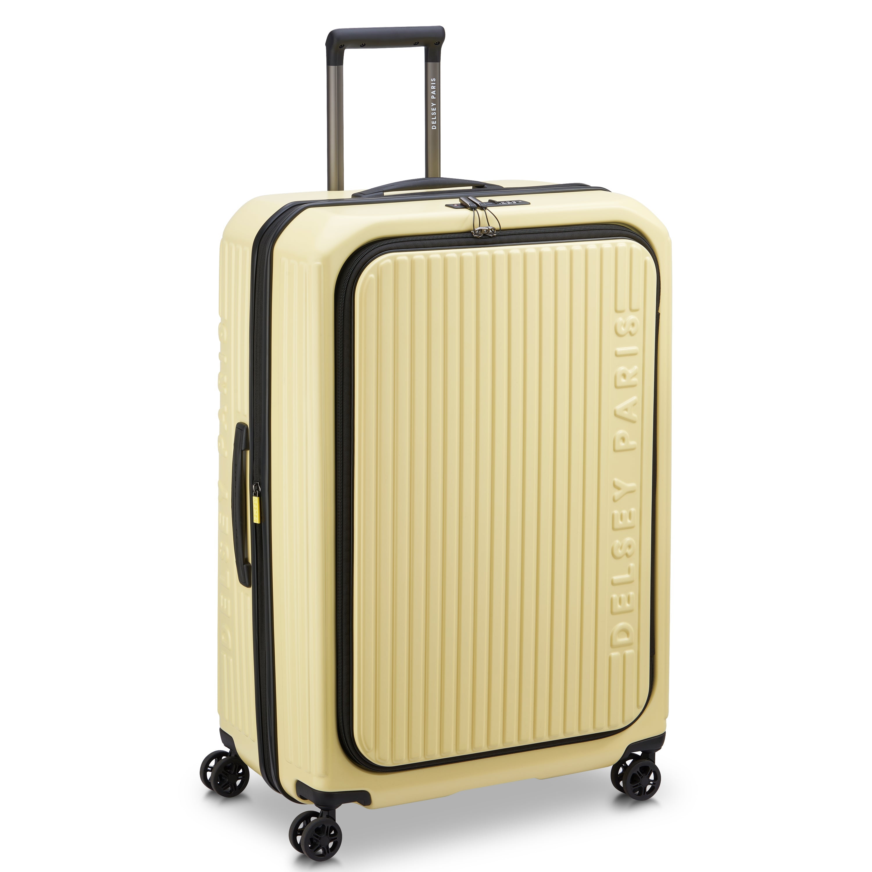 SECURITIME ZIP| Suitcase Check-In Expandable 75.5 CM PALE YELLOW
