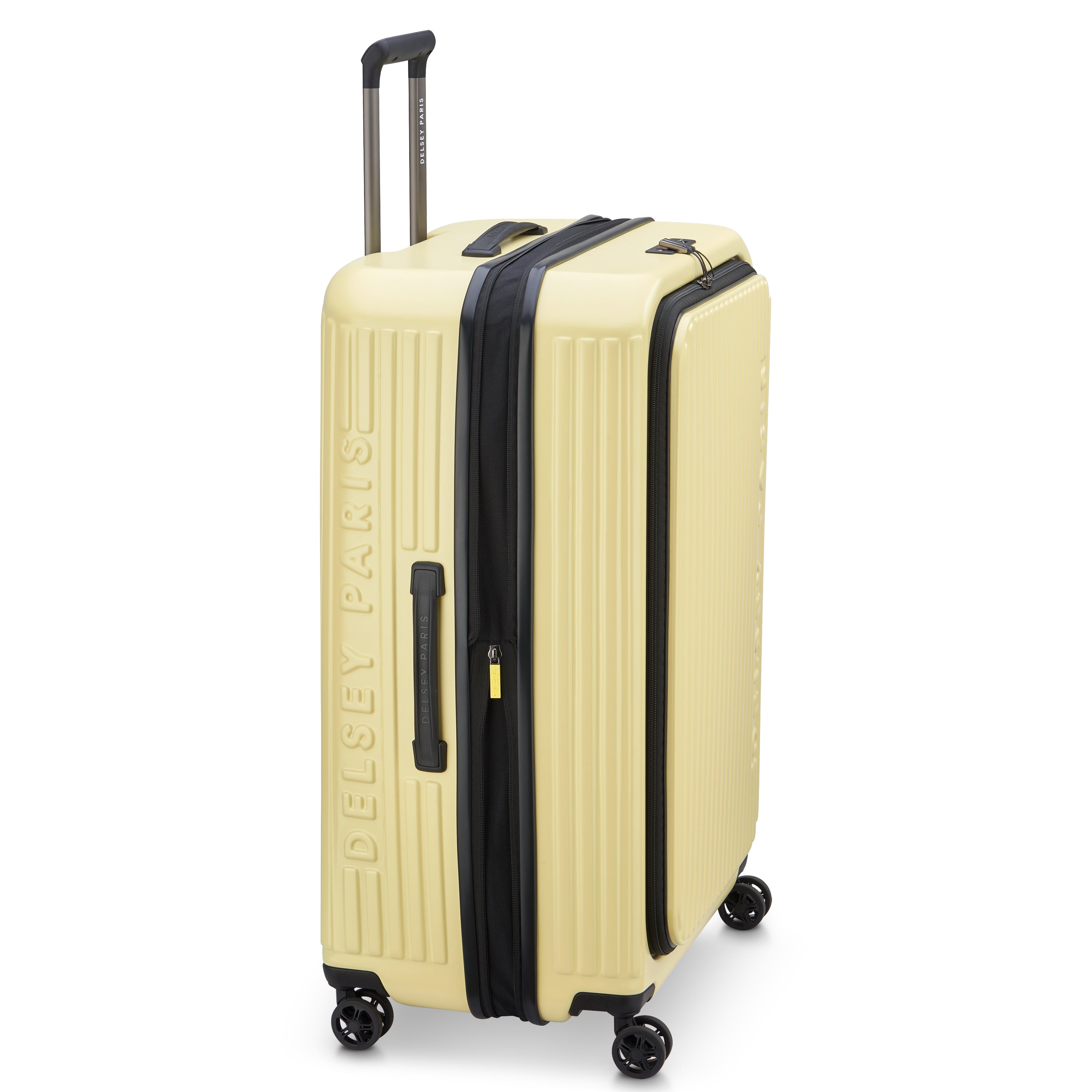 SECURITIME ZIP| Suitcase Check-In Expandable 75.5 CM PALE YELLOW