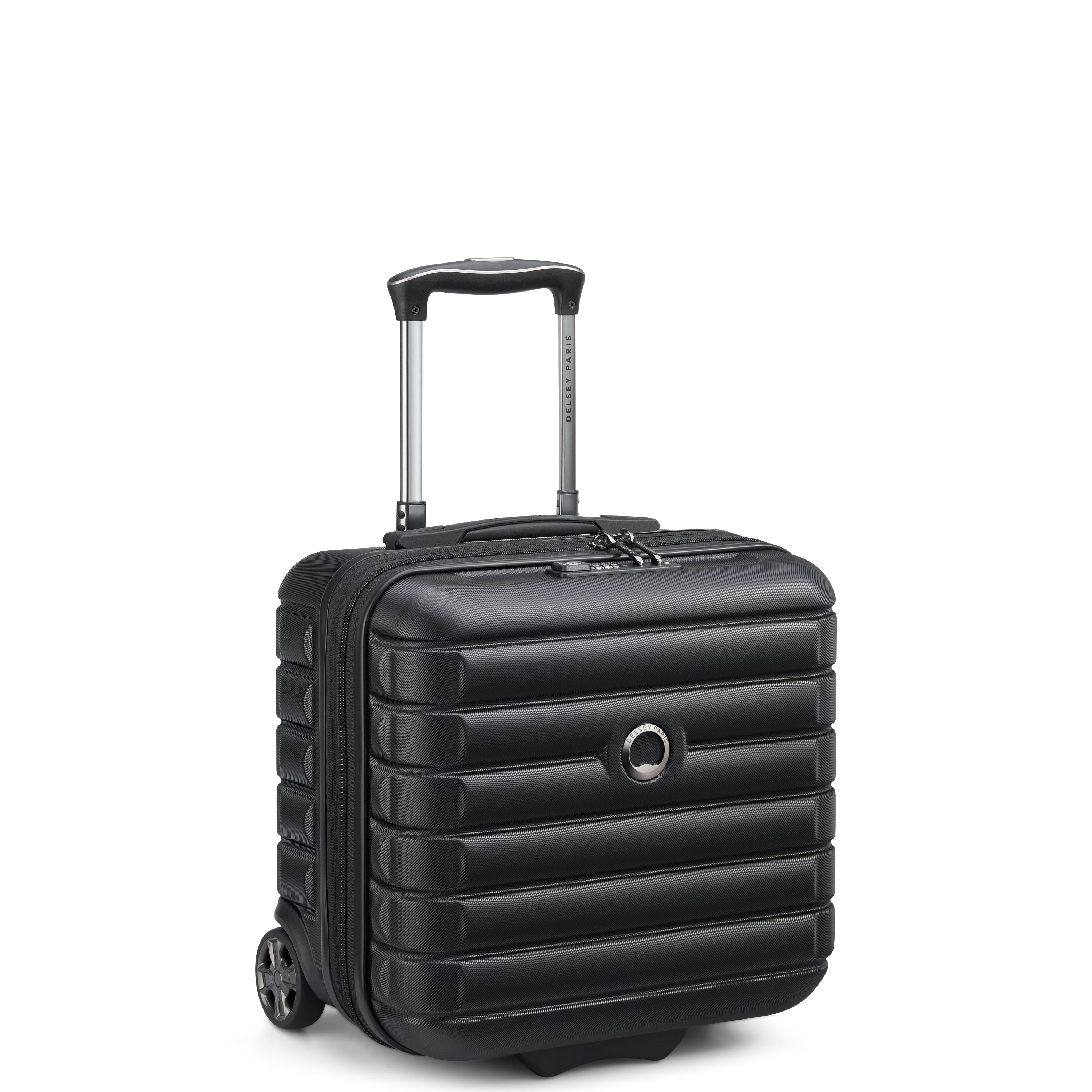 SHADOW 5.0| Business-Koffer Kabine Underseater Erweiterbar 37,5 CM SCHWARZ