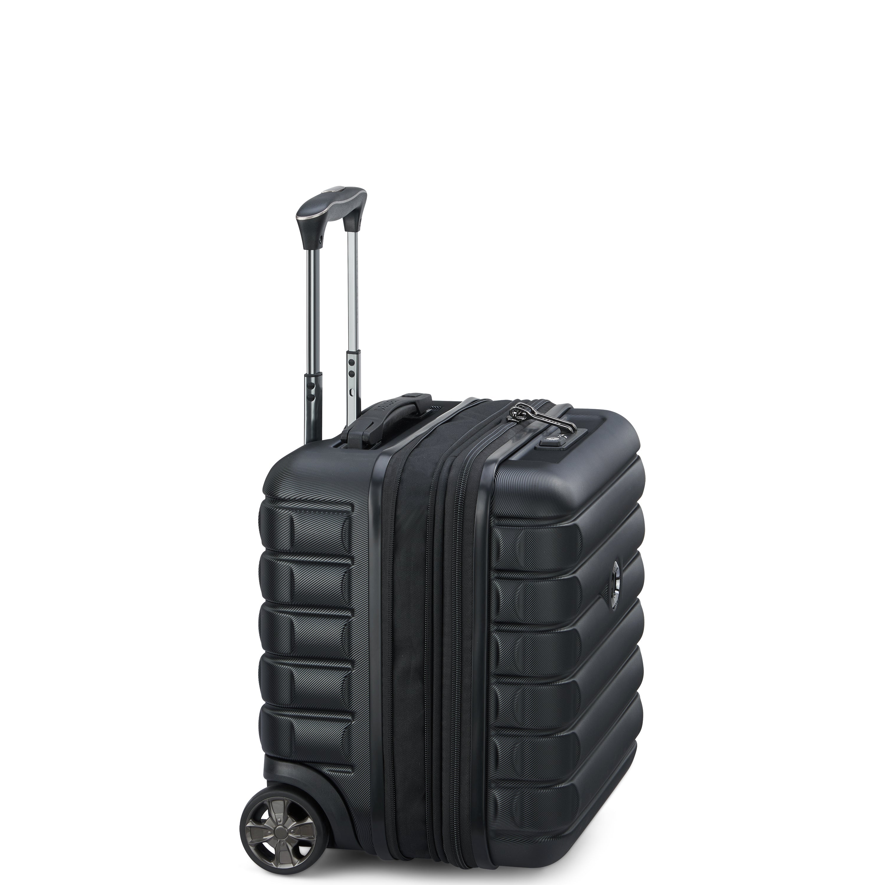SHADOW 5.0| Business-Koffer Kabine Underseater Erweiterbar 37,5 CM SCHWARZ