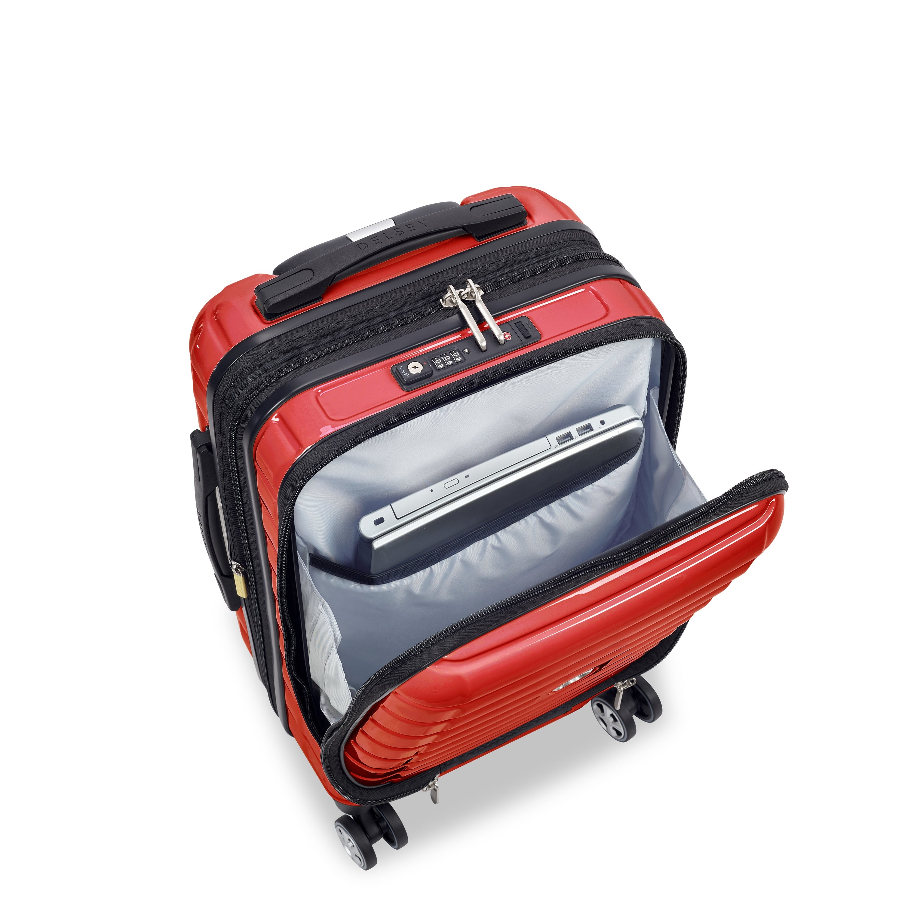 SHADOW 5.0| Koffer Kabine erweiterbar 55 CM INTENSE RED