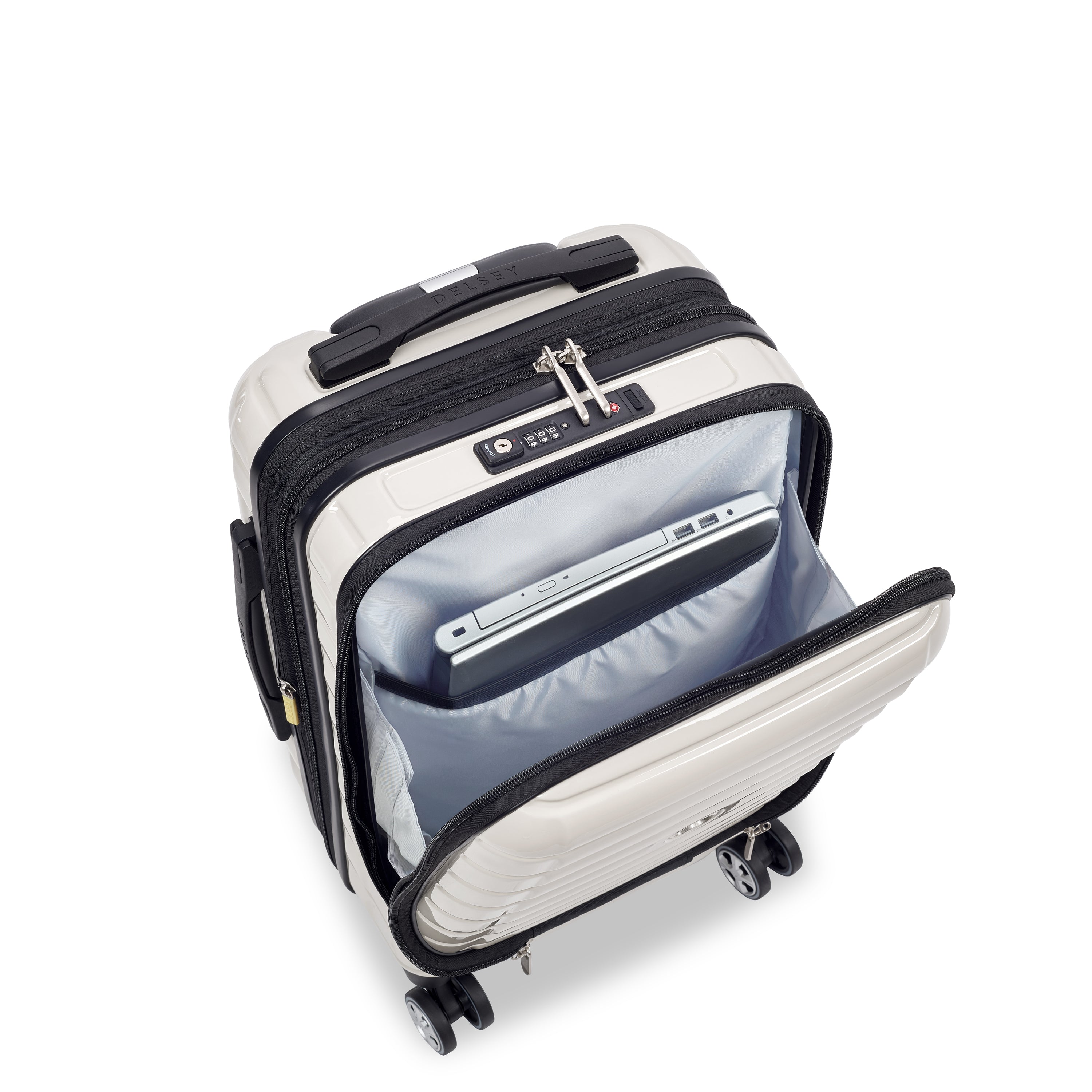 SHADOW 5.0| Koffer Kabine Erweiterbar 55 CM IVORY