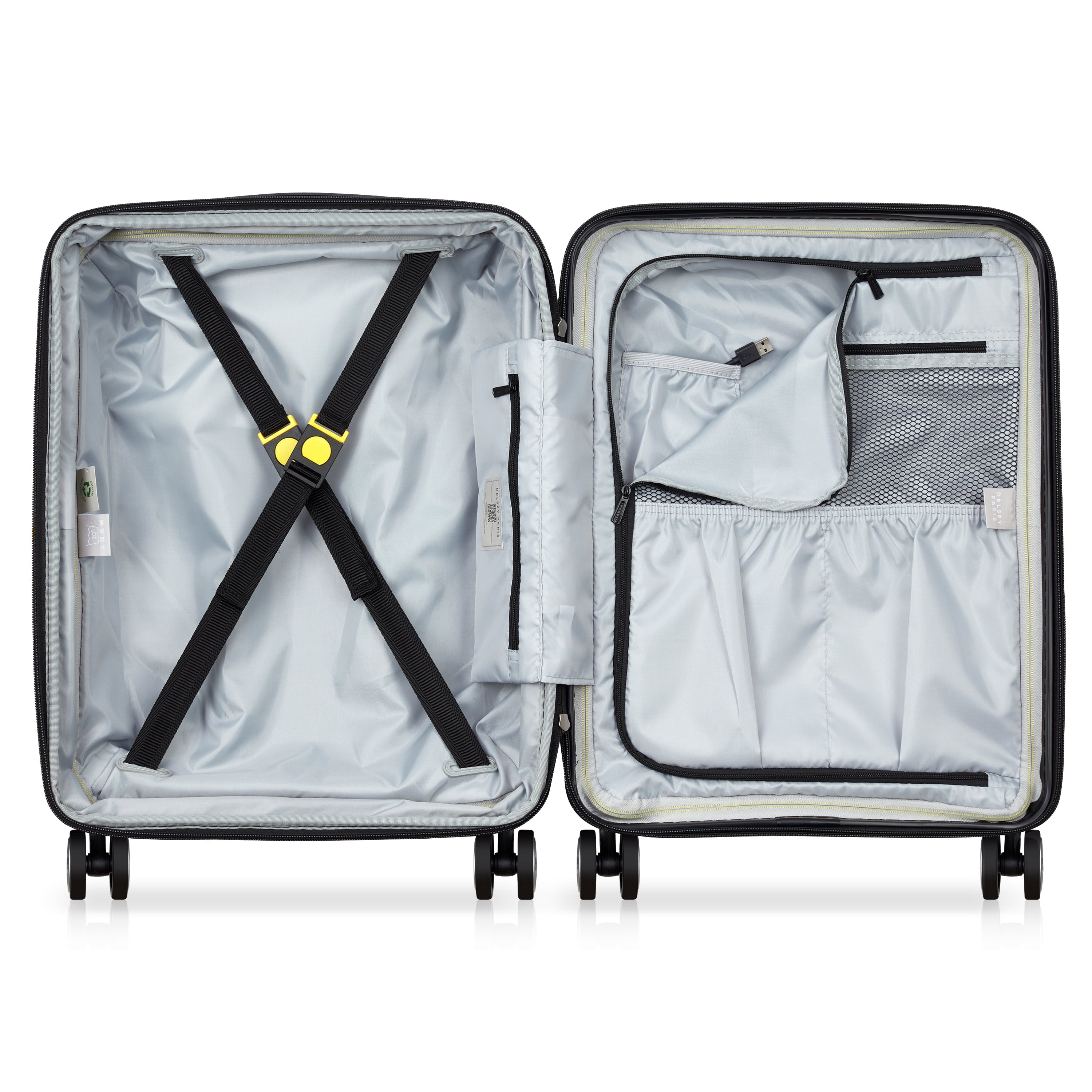 SHADOW 5.0| Valise Cabine Slim Extensible 55 CM IVOIRE