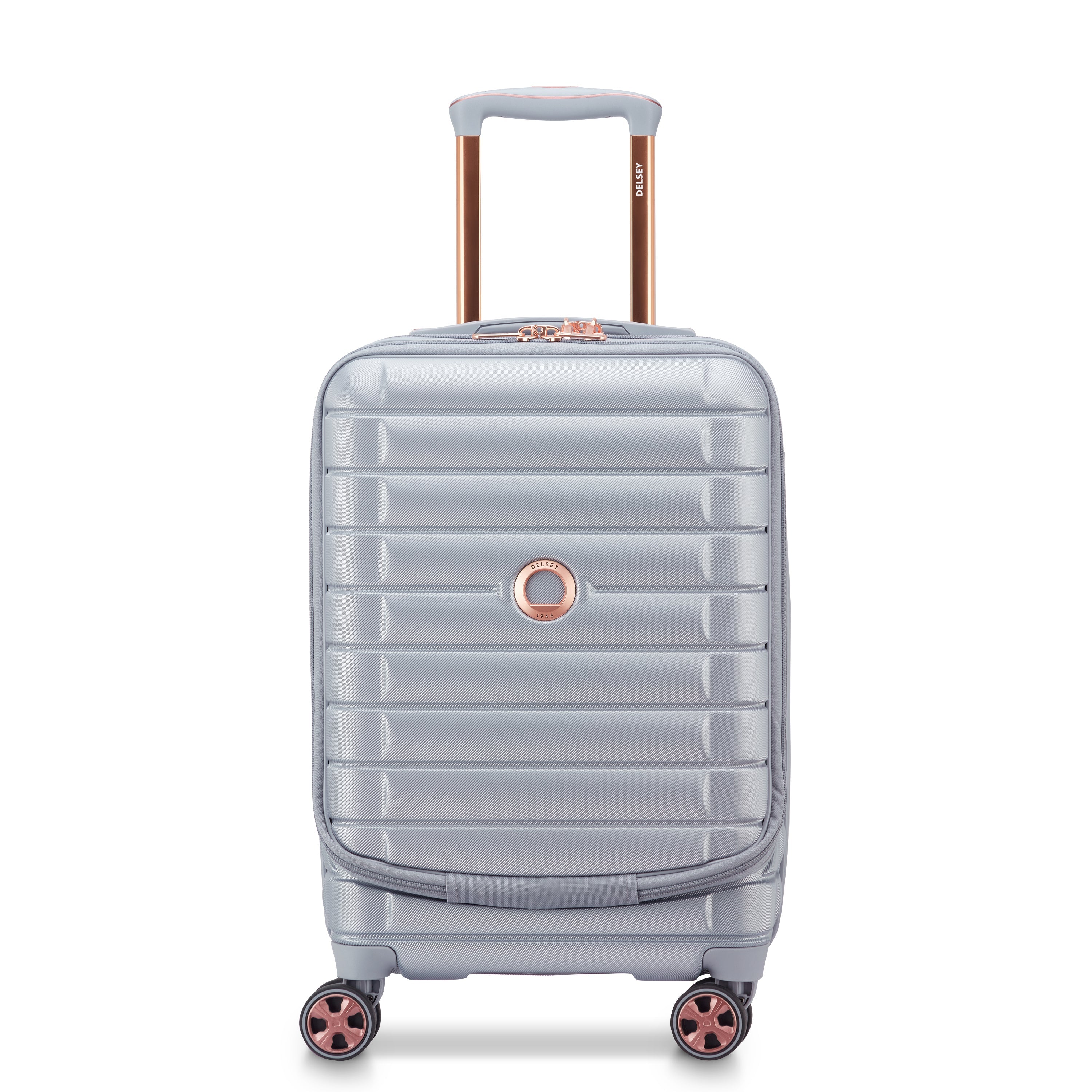 SHADOW 5.0| Kabine Koffer Erweiterbar 55 CM PLATIN