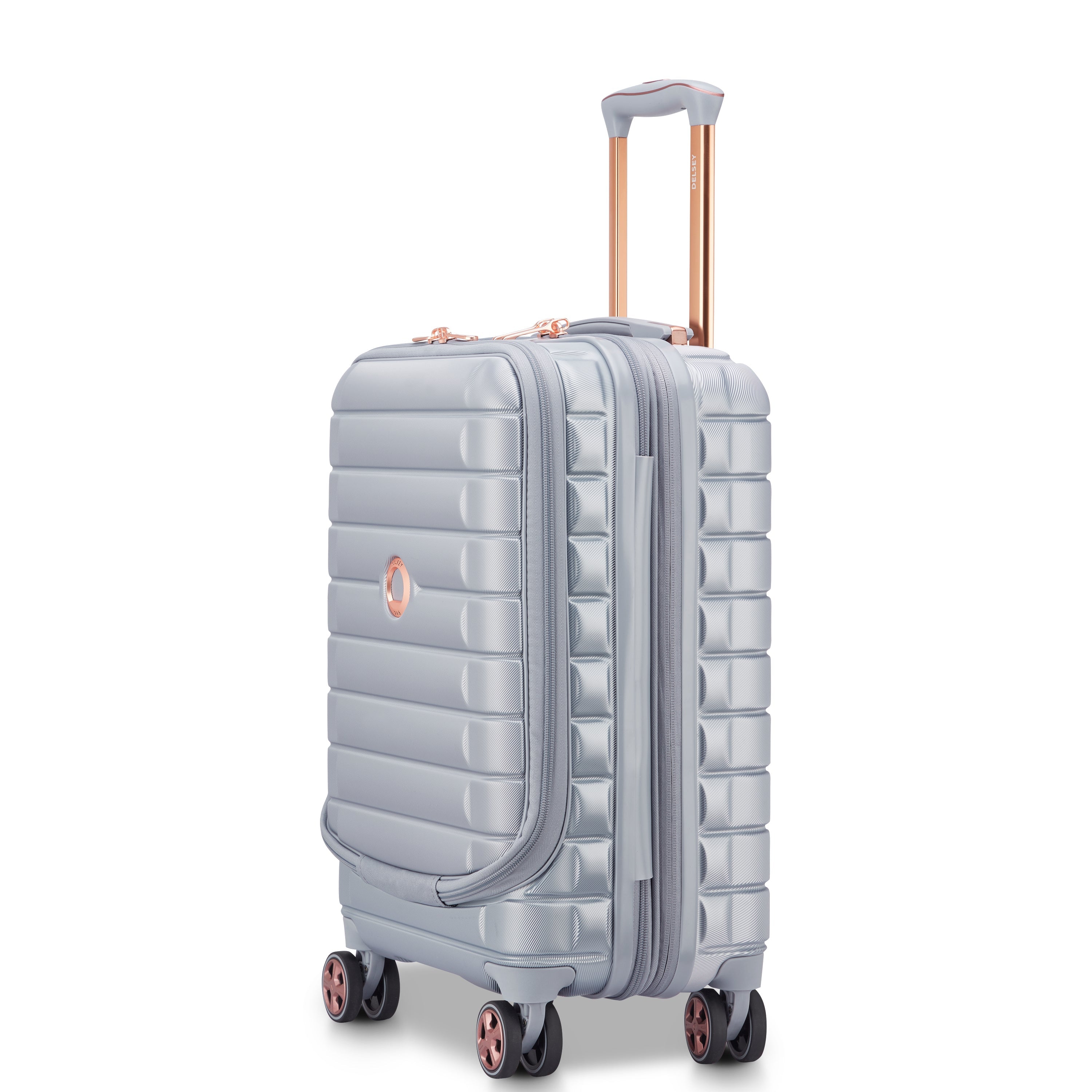 SHADOW 5.0| Kabine Koffer Erweiterbar 55 CM PLATIN