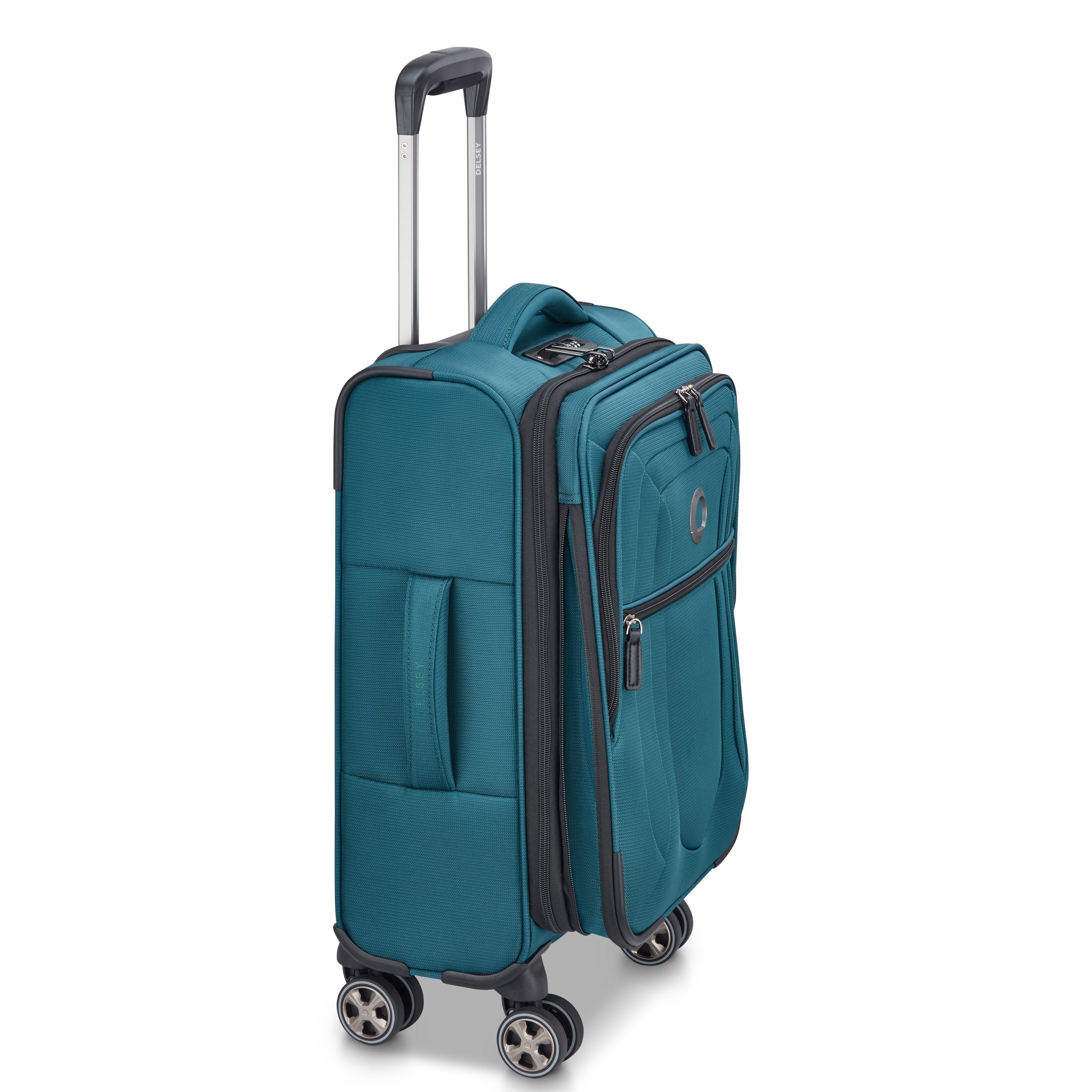 SHADOW DLX| Kabine Koffer Erweiterbar 55 CM TÜRKIS