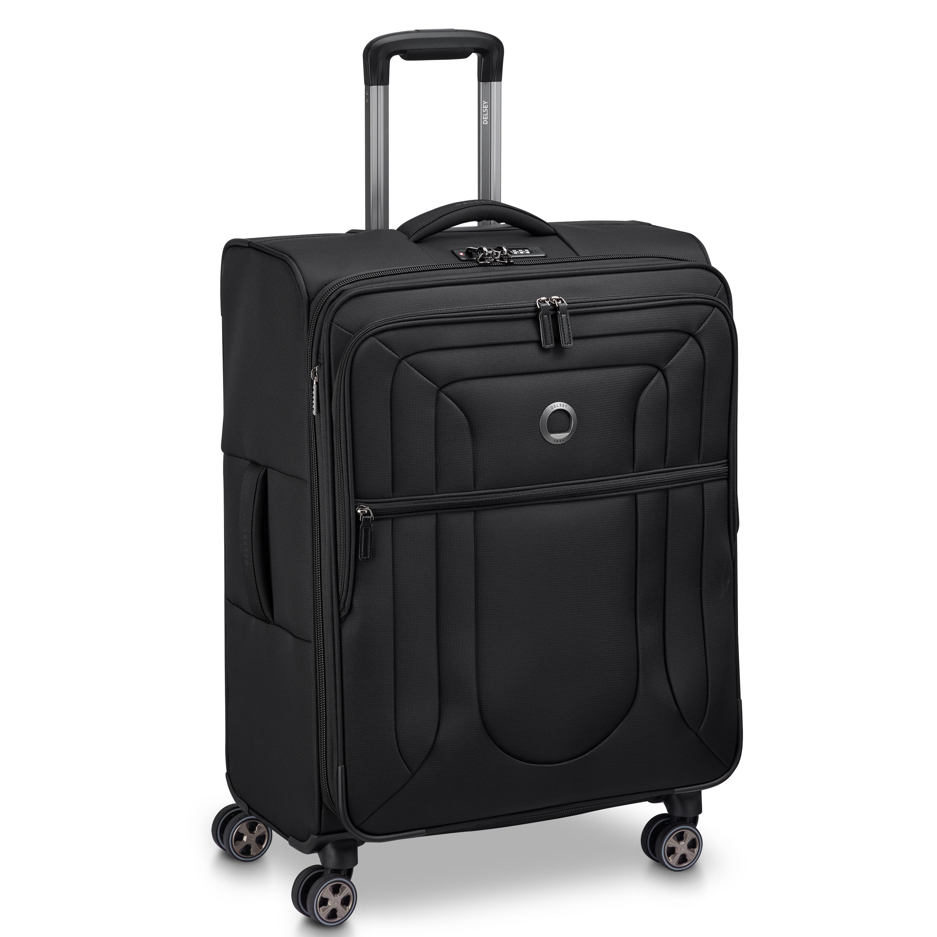 SHADOW DLX| Valise Soute Medium Extensible 70 CM NOIR