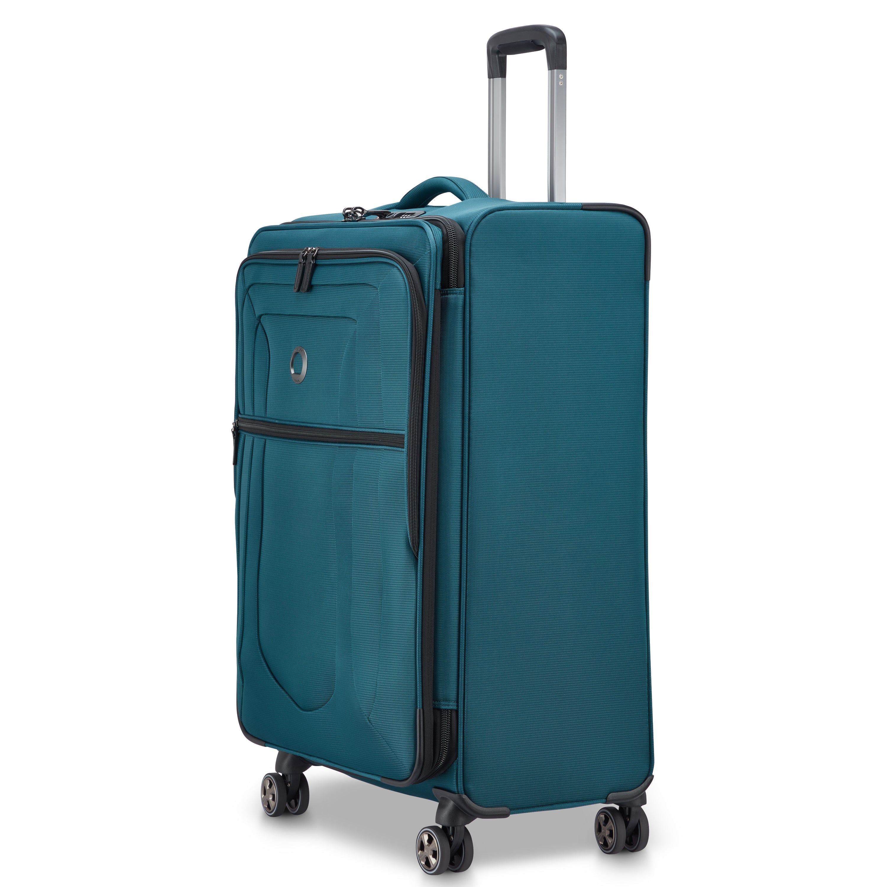 SHADOW DLX| Expandable Large Suitcase Check-In 76 CM TEAL BLUE
