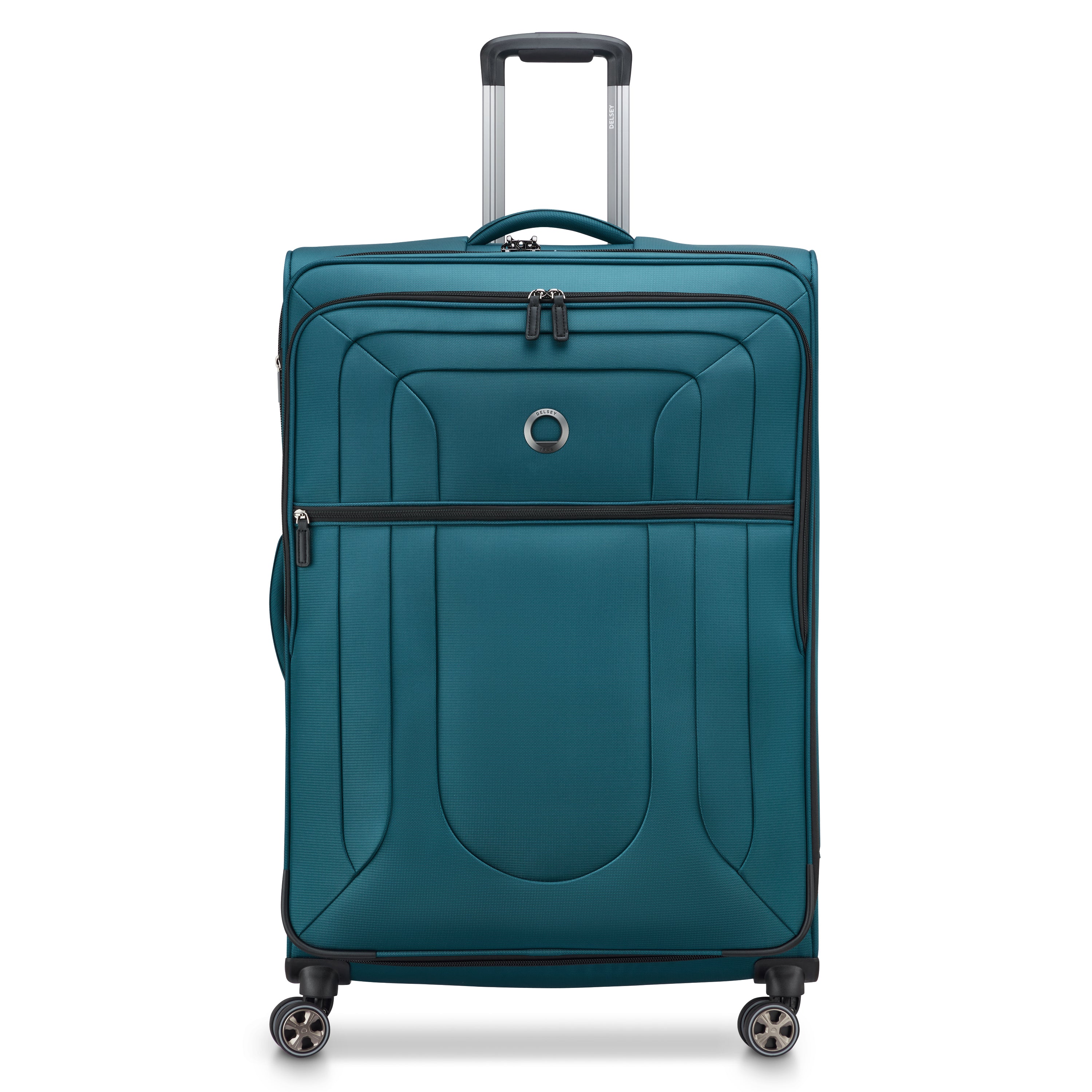 SHADOW DLX| Expandable Extra Large Suitcase Check-In 82 CM TEAL BLUE