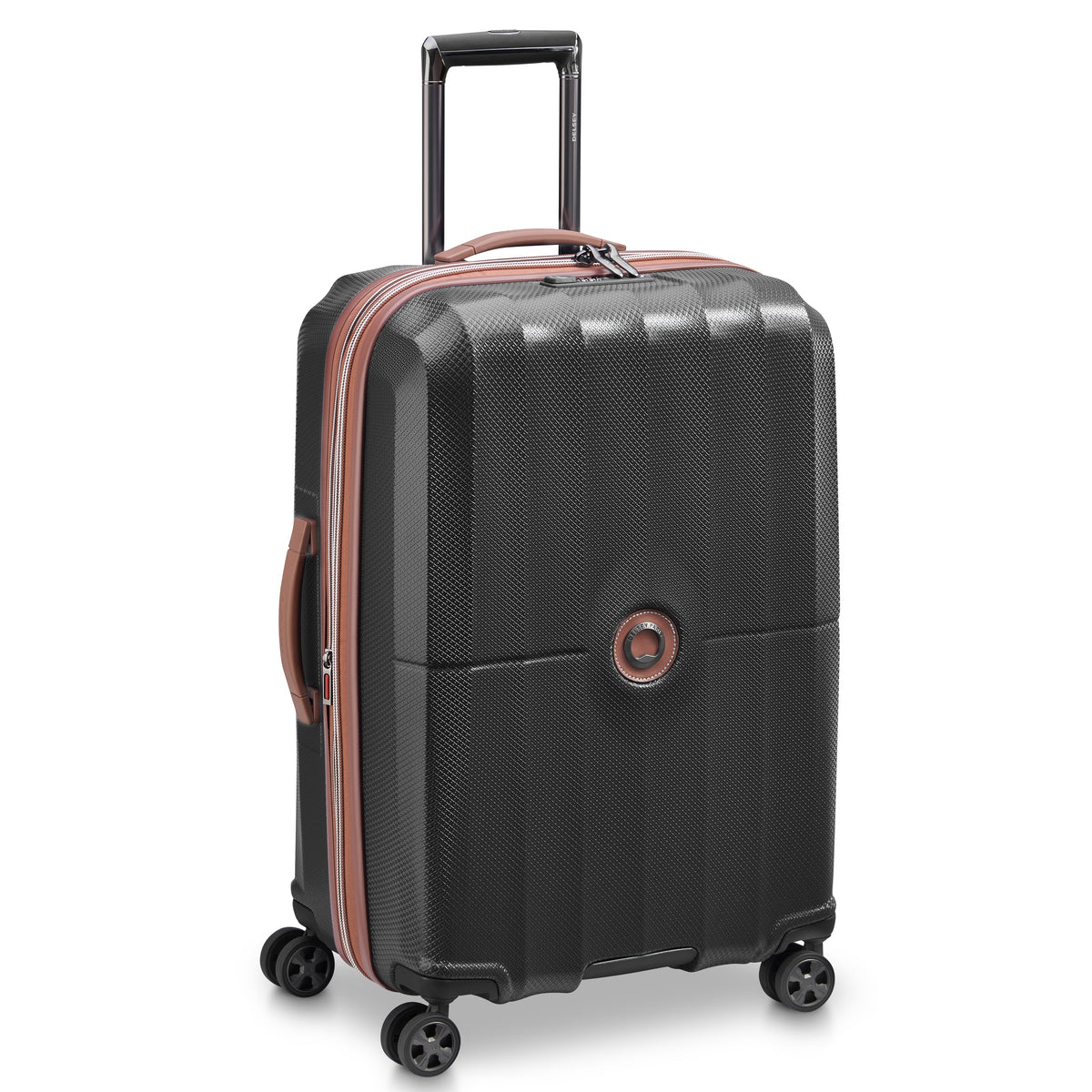 CARROUSEL | Expandable Medium Check-In Suitcase 67 CM black