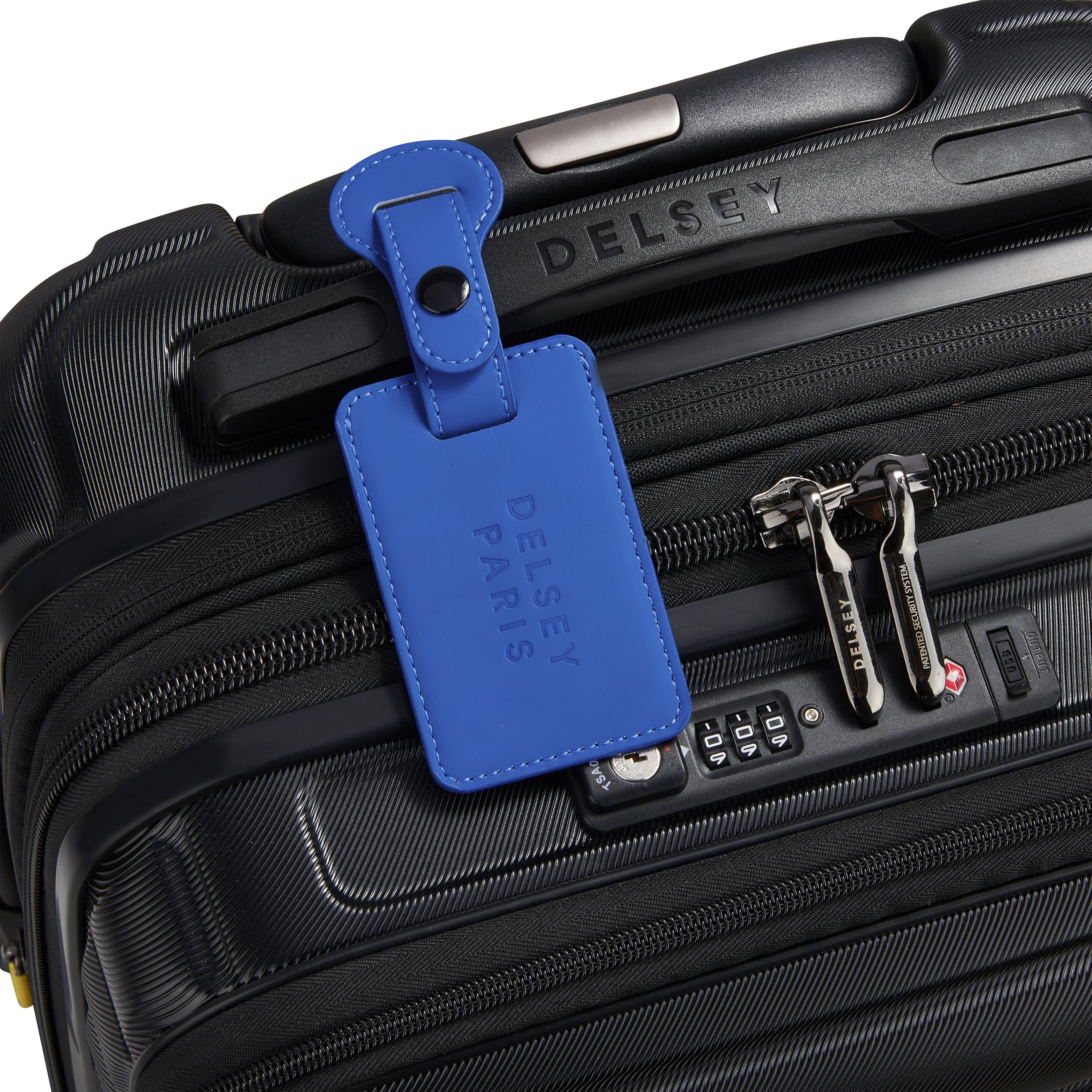TRAVEL ACCESSORIES| Porte Étiquette BLEU