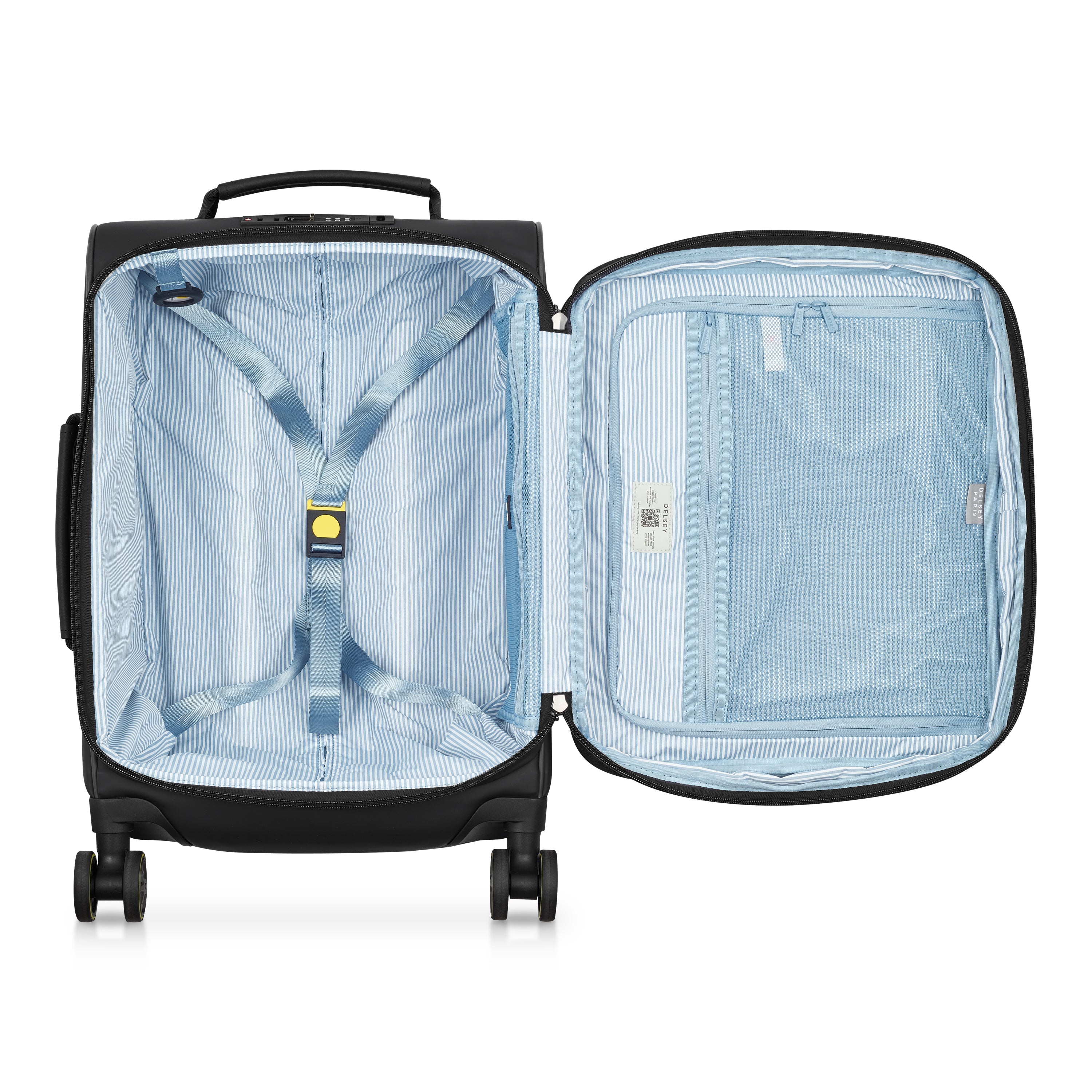 TURENNE SOFT| Valise Cabine Extensible 55 CM NOIR