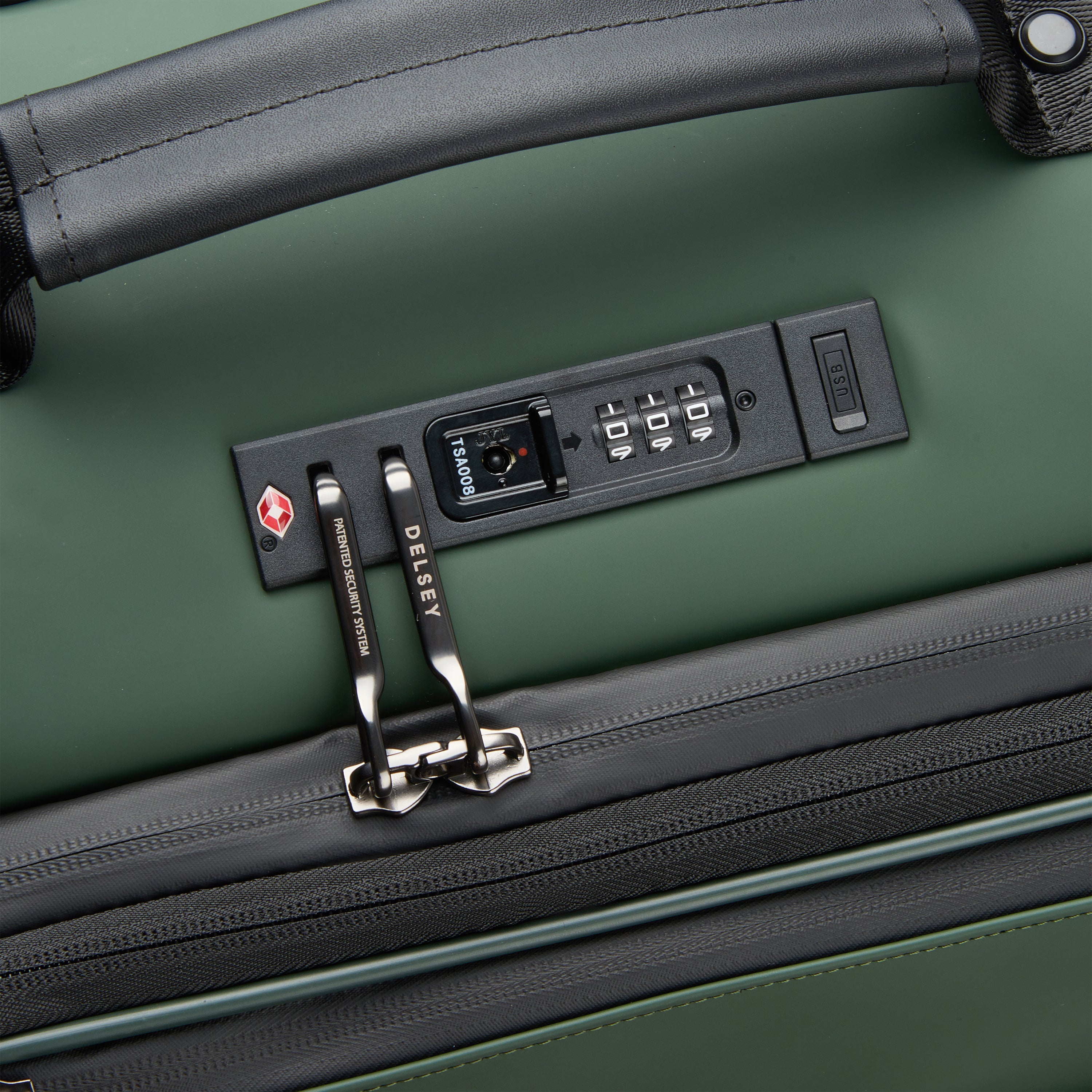 TURENNE SOFT| Suitcase Cabin Expandable 55 CM GREEN