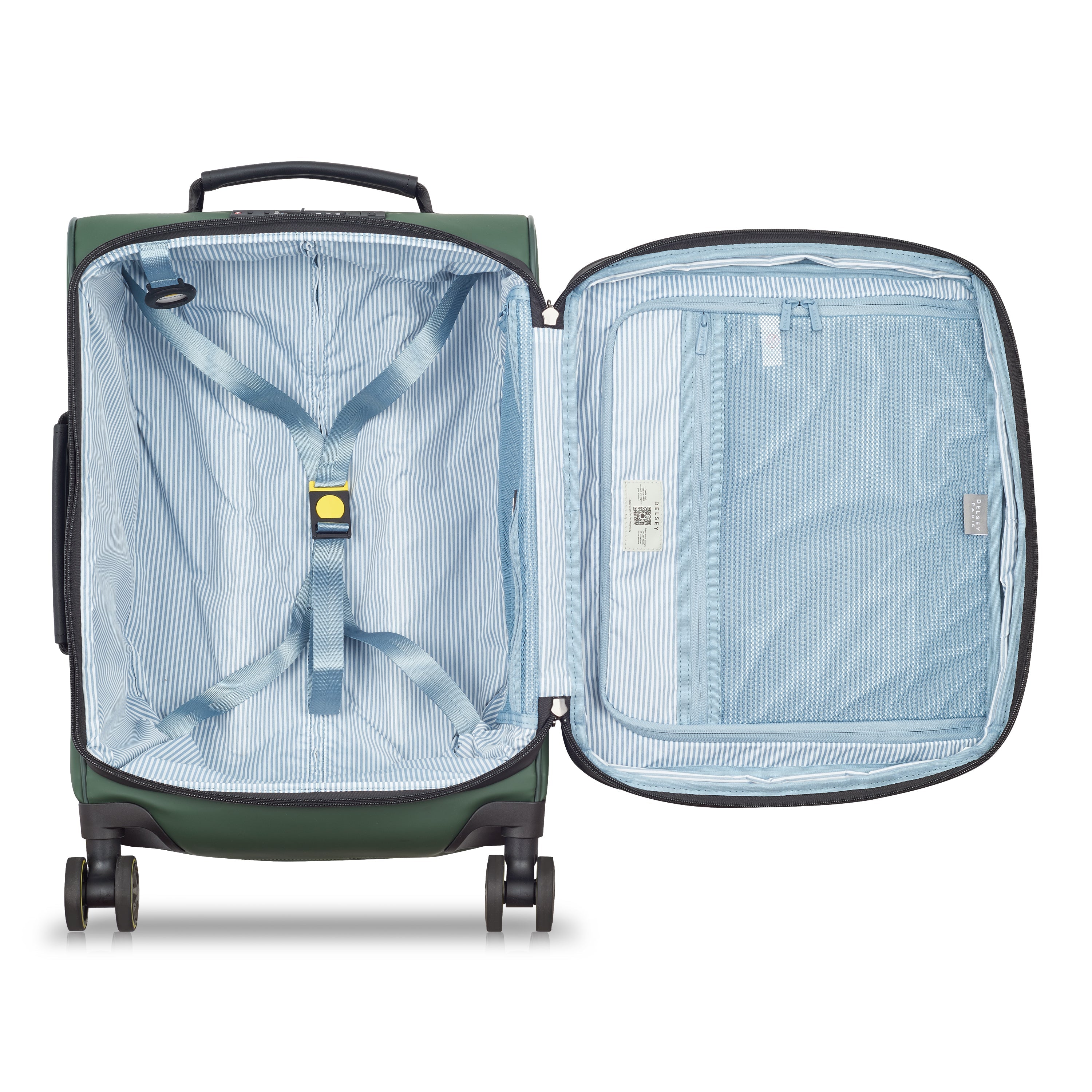 TURENNE SOFT| Suitcase Cabin Expandable 55 CM GREEN