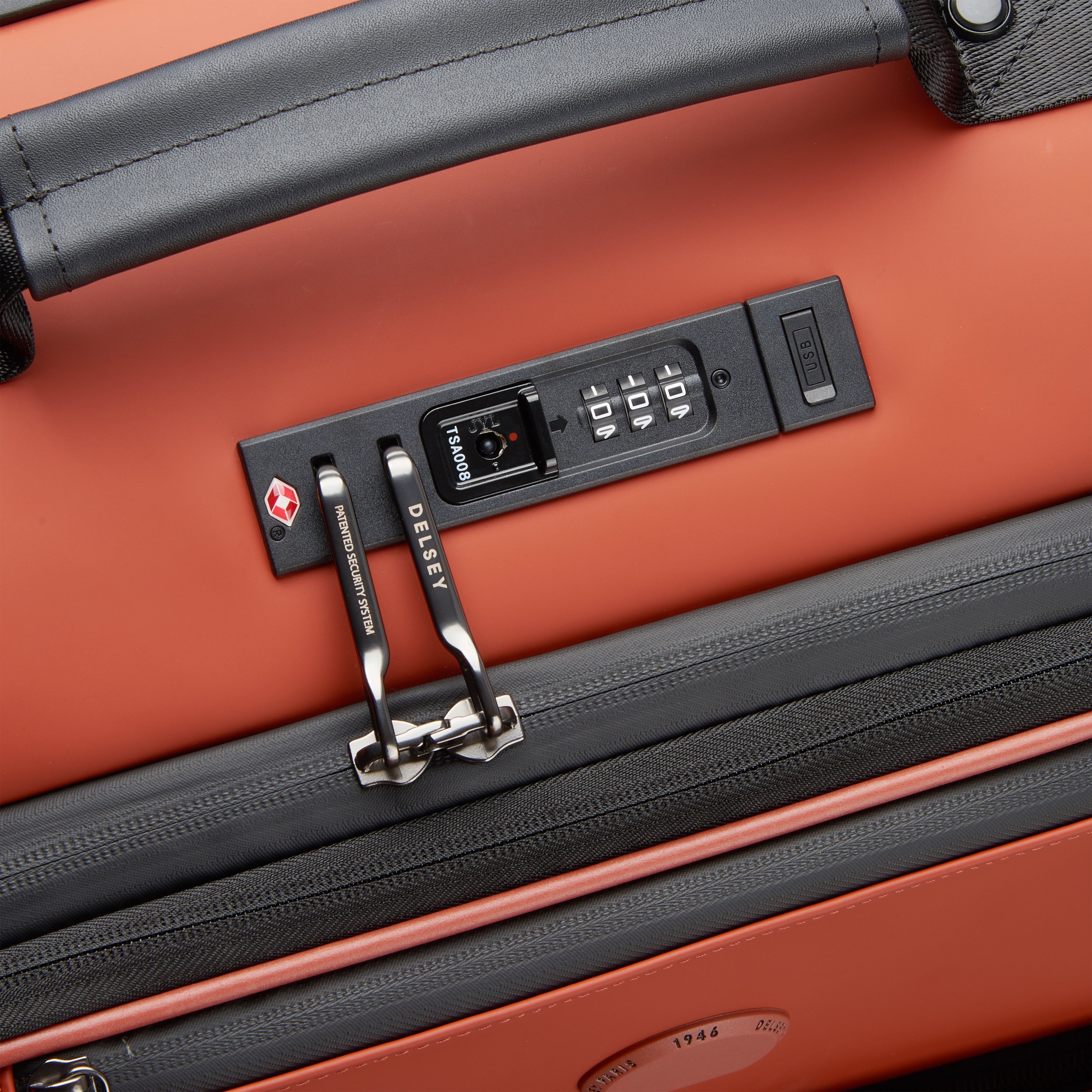 TURENNE SOFT| Valise Cabine Extensible 55 CM BRIQUE