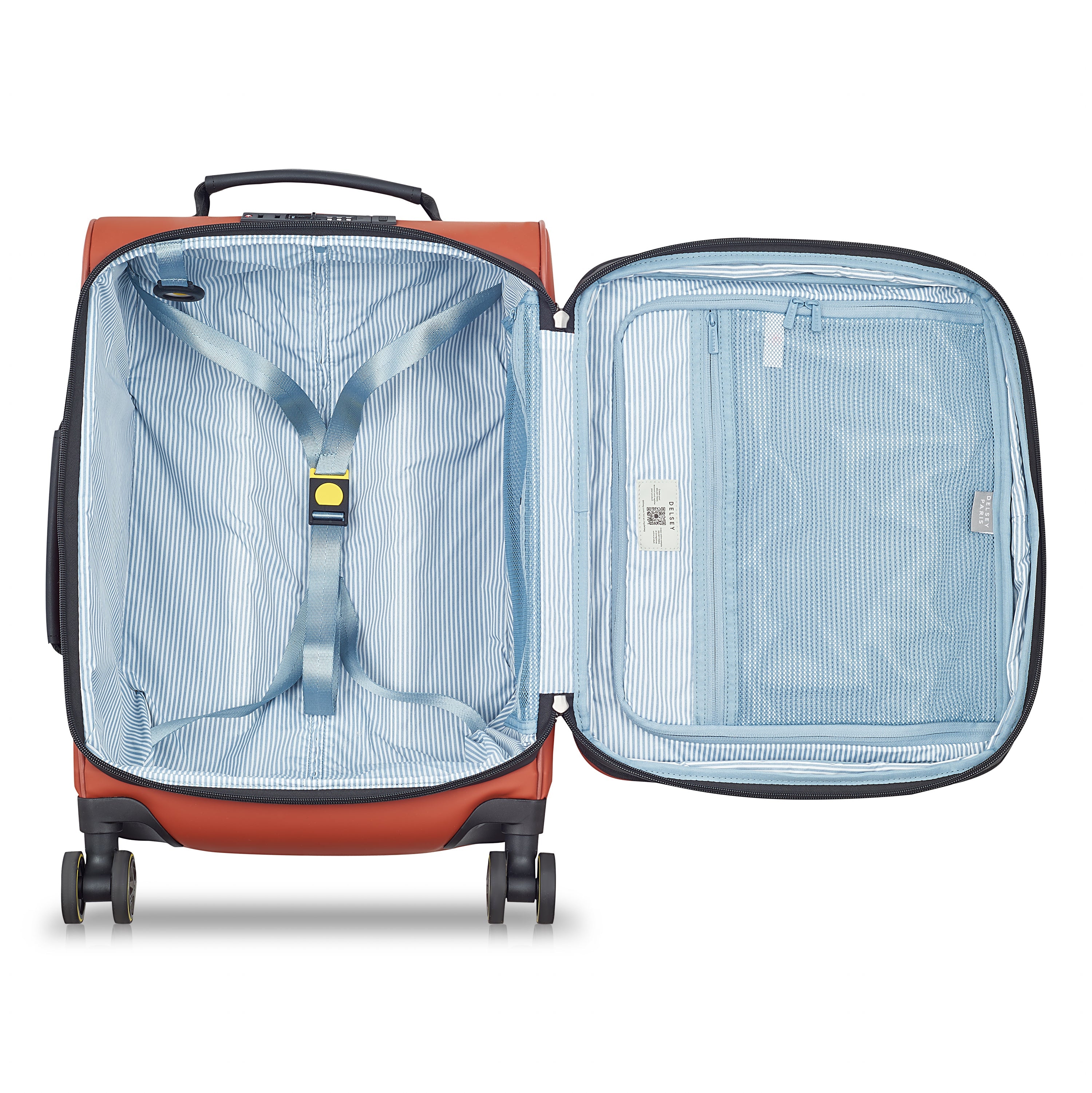 TURENNE SOFT| Valise Cabine Extensible 55 CM BRIQUE