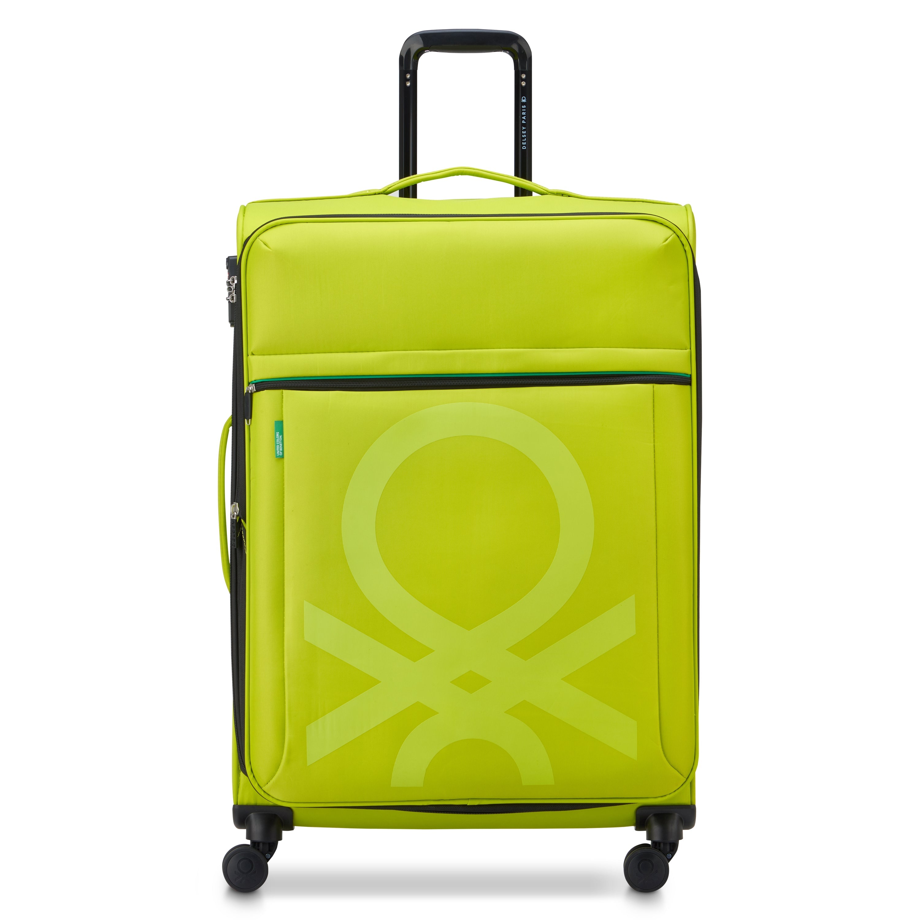 COLOR BLOCK| Koffer Ruim Bagage Uitbreidbaar 76.5 CM LIMOEN