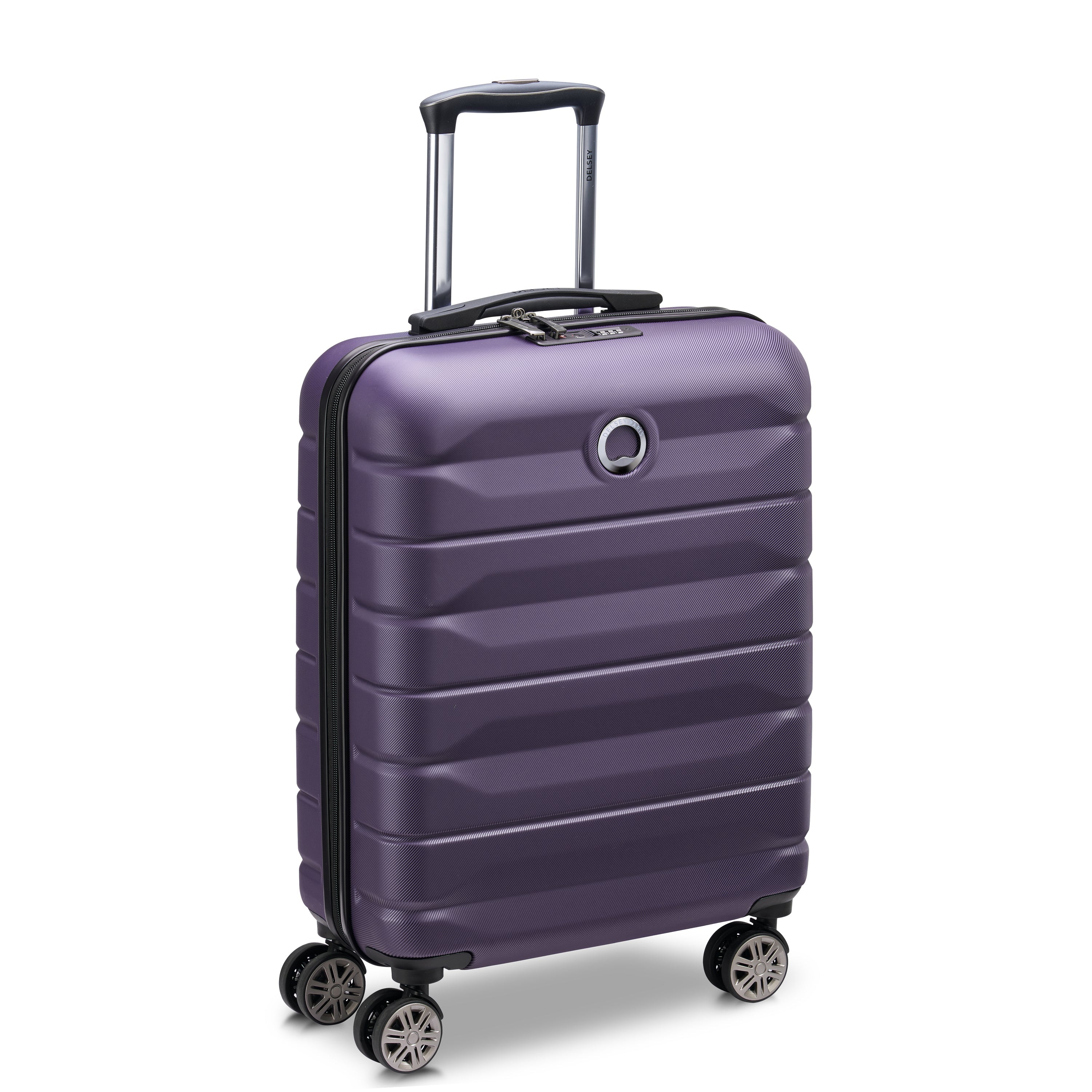 AIR ARMOUR| Valise Cabine Slim Extensible 55 CM VIOLET FONCÉ