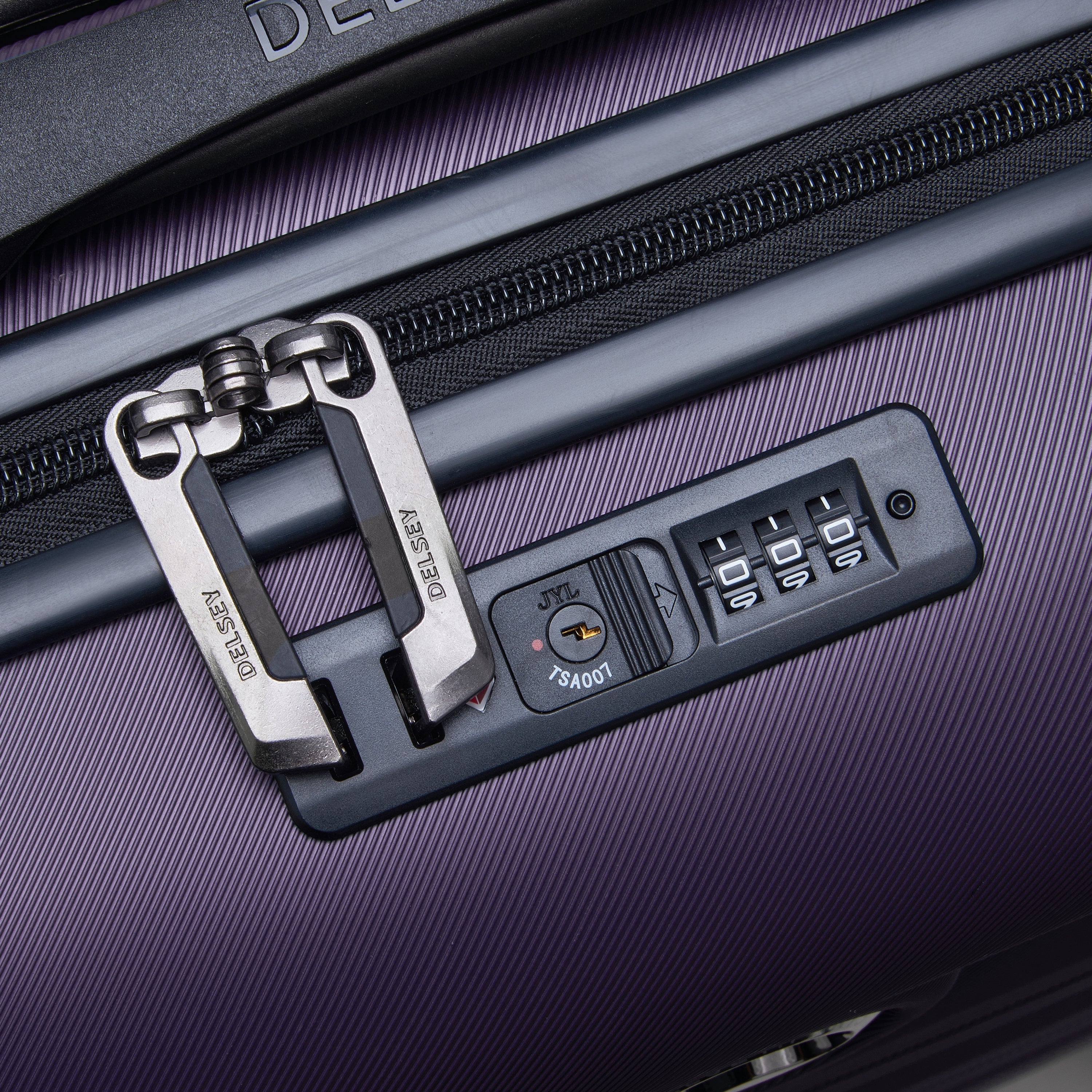 AIR ARMOUR| Valise Cabine Slim Extensible 55 CM VIOLET FONCÉ